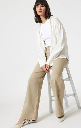 Trend Setter Smart Casual Classic Wear ALENA WIDE LEG IN SAGE GREEN FLEX BLUE