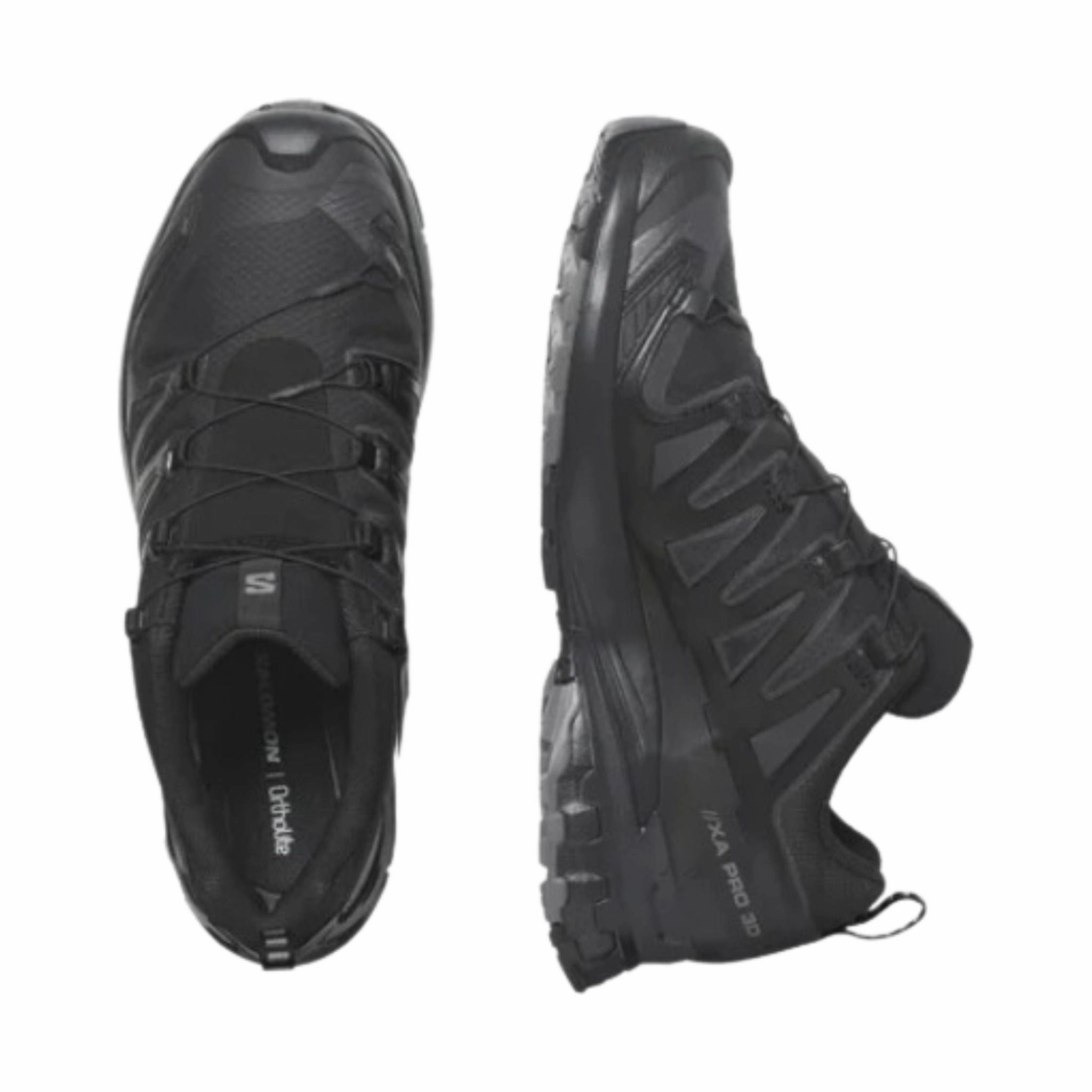 Structured silhouette Salomon Men's XA Pro 3D V9 GoreTex Trail Running Shoes - Phantom