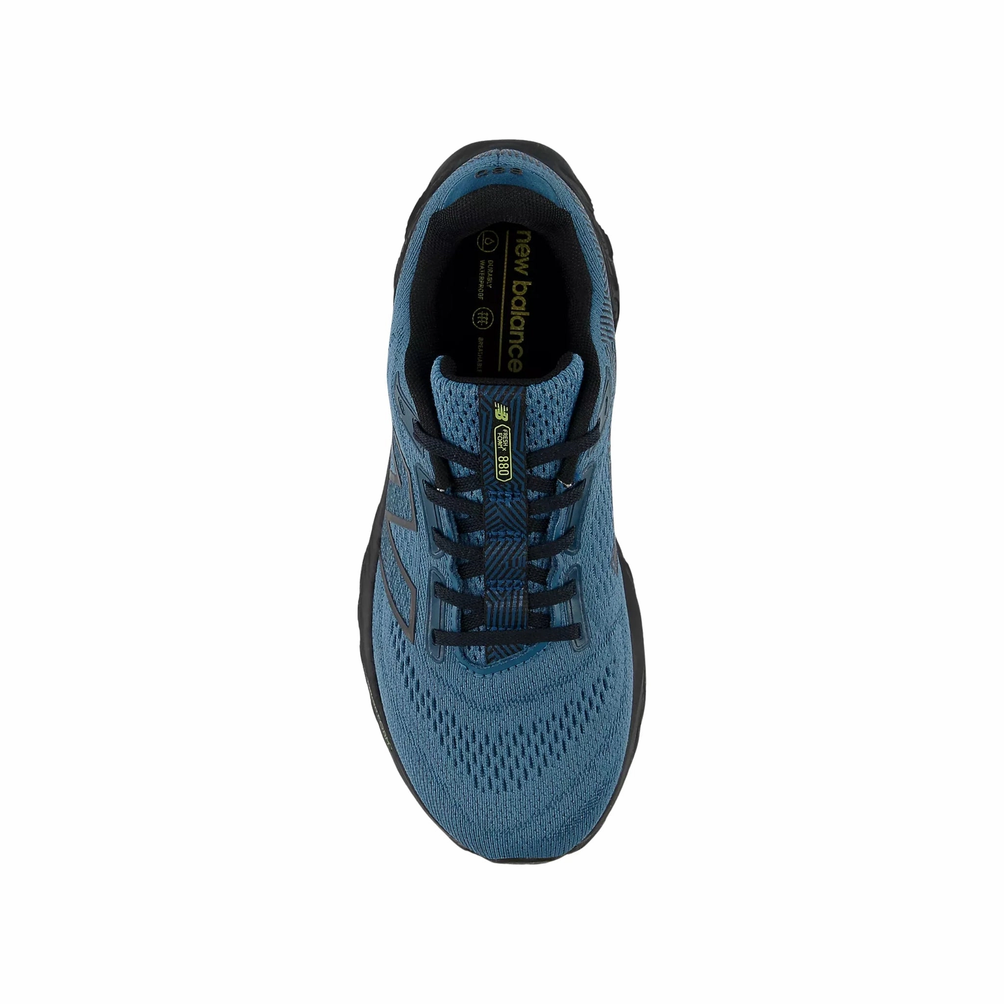 New Balance Women's Fresh Foam X 880v14 Gore Tex Running Shoes - Terrarium with Black and Deep Sea breathable panels Pull   Tab