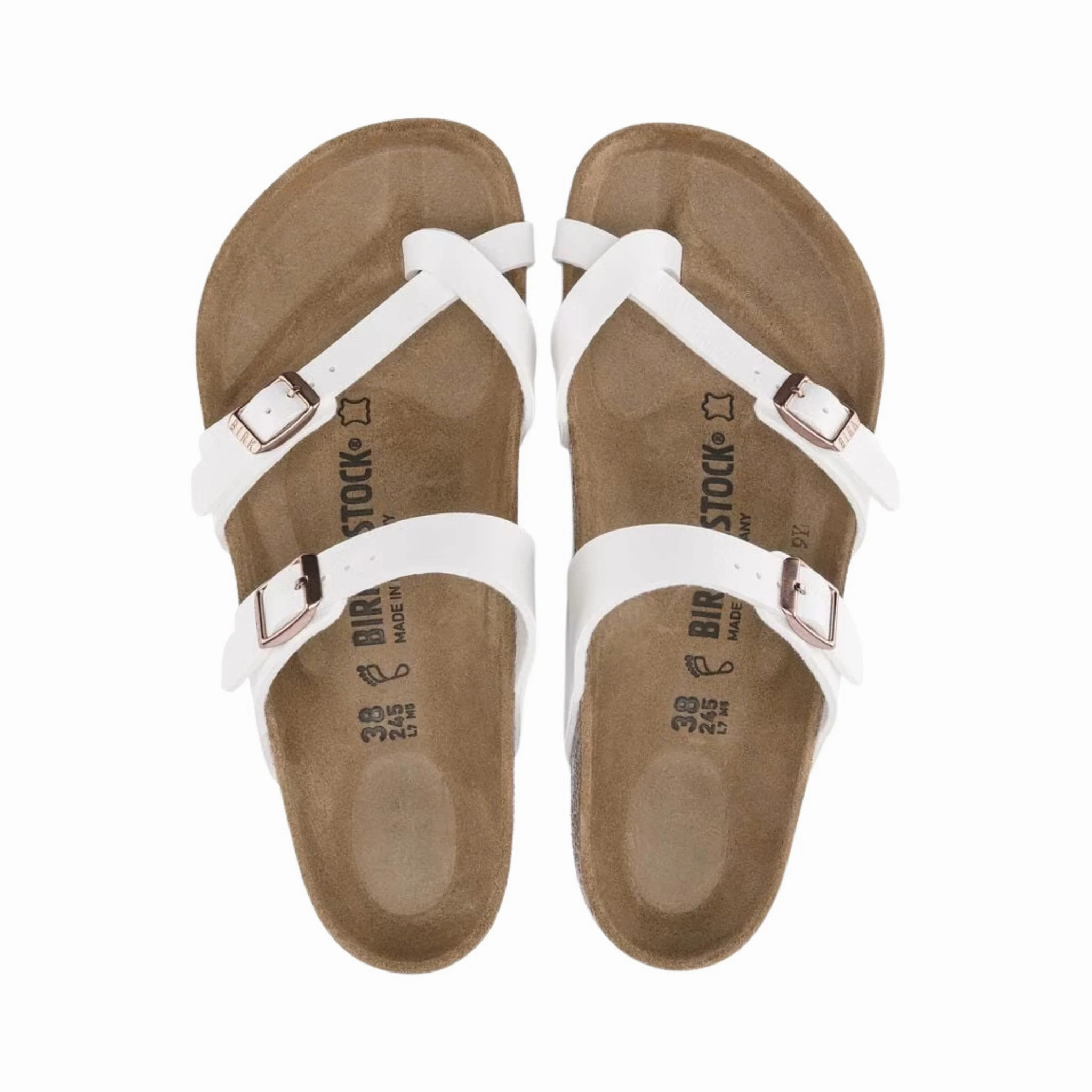 Birkenstock Mayari Sandal - Birko Flor White Breath Mesh