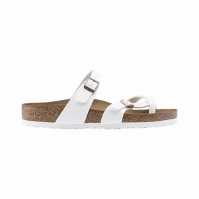 Birkenstock Mayari Sandal - Birko Flor White Move Easy