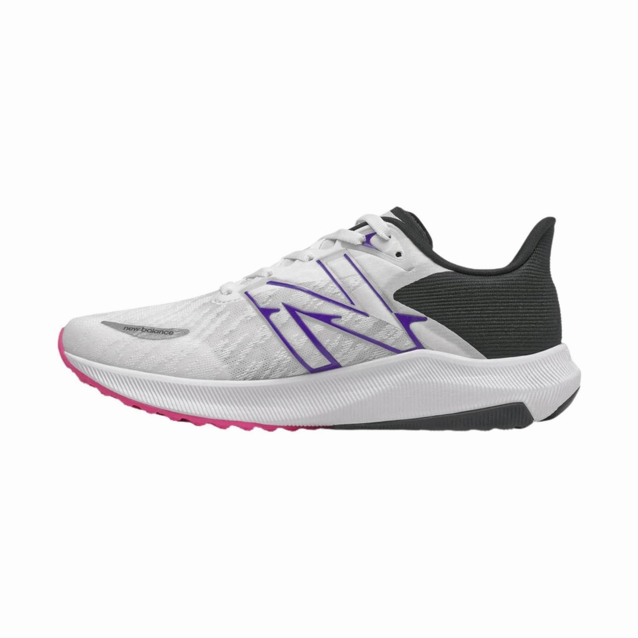 New Balance Women's FuelCell Propel v3 - White/Pink Gym-Friendly Subtle Detail