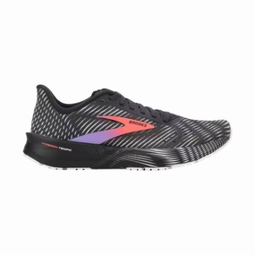 Quick Workout Brooks Women's Hyperion Tempo Running Shoes - Black/Coral/Purple