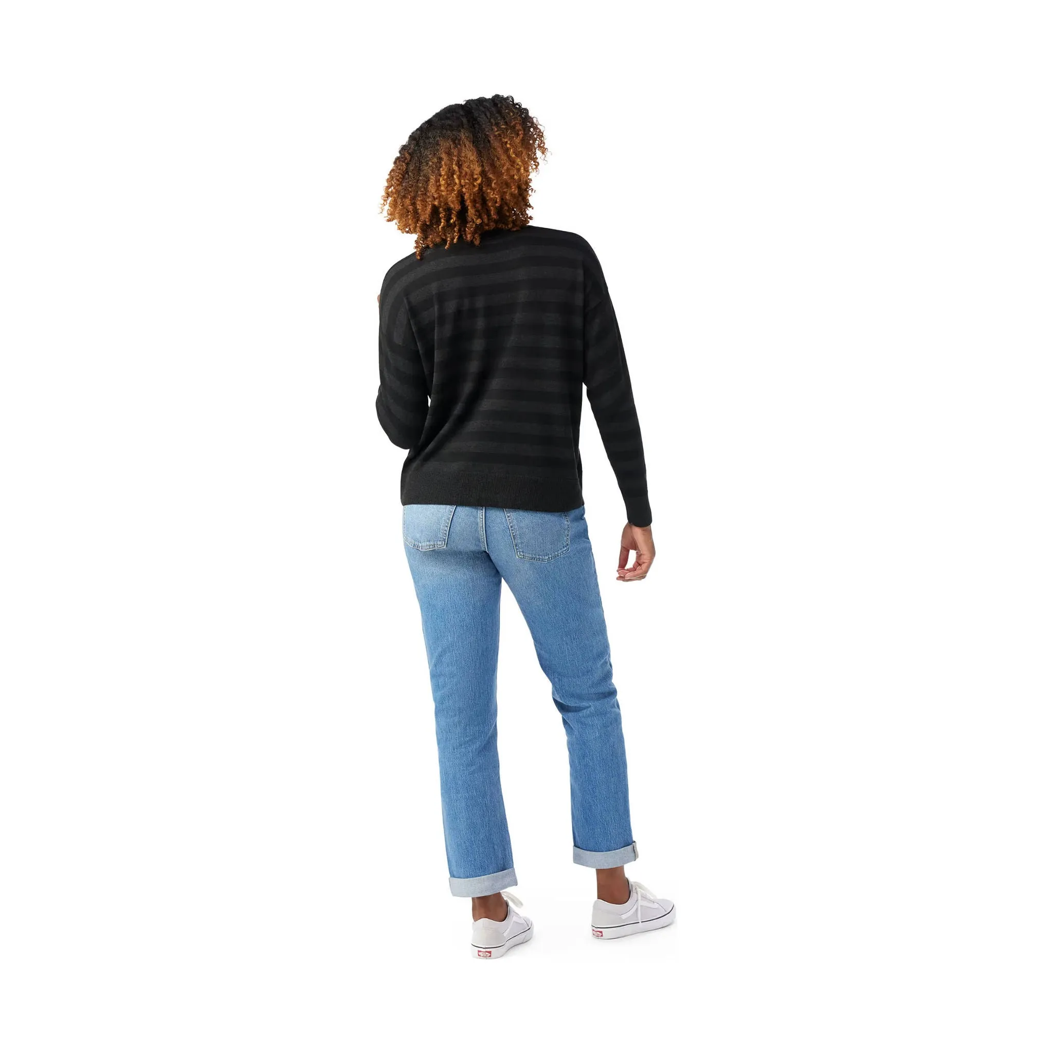 Competitive Advantage Smartwool Women's Edgewood Boyfriend Crew Sweater - Black