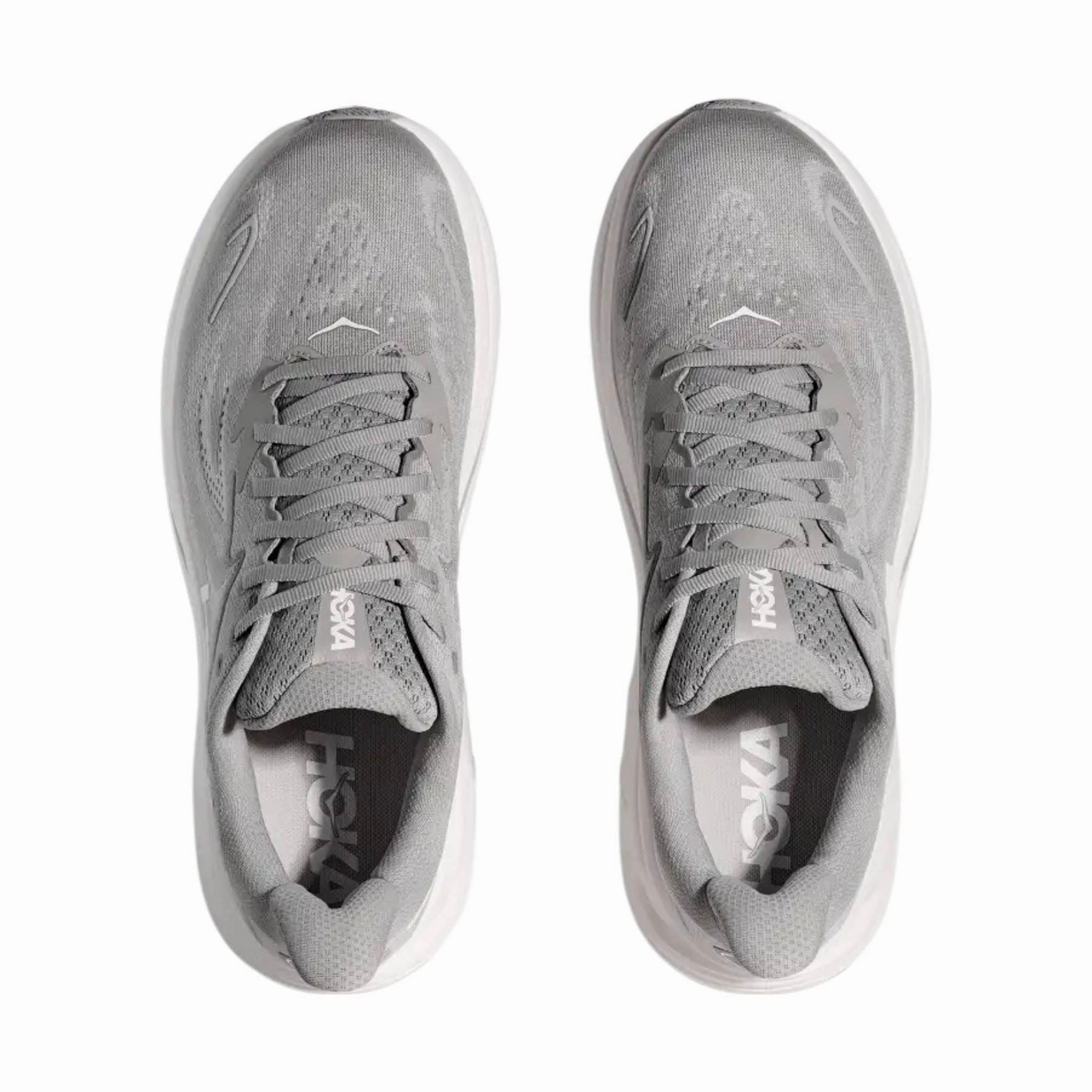 All Day Comfort Dynamic Cushioning System HOKA Men's Clifton 10 Running Shoes - Stellar Grey/Stardust