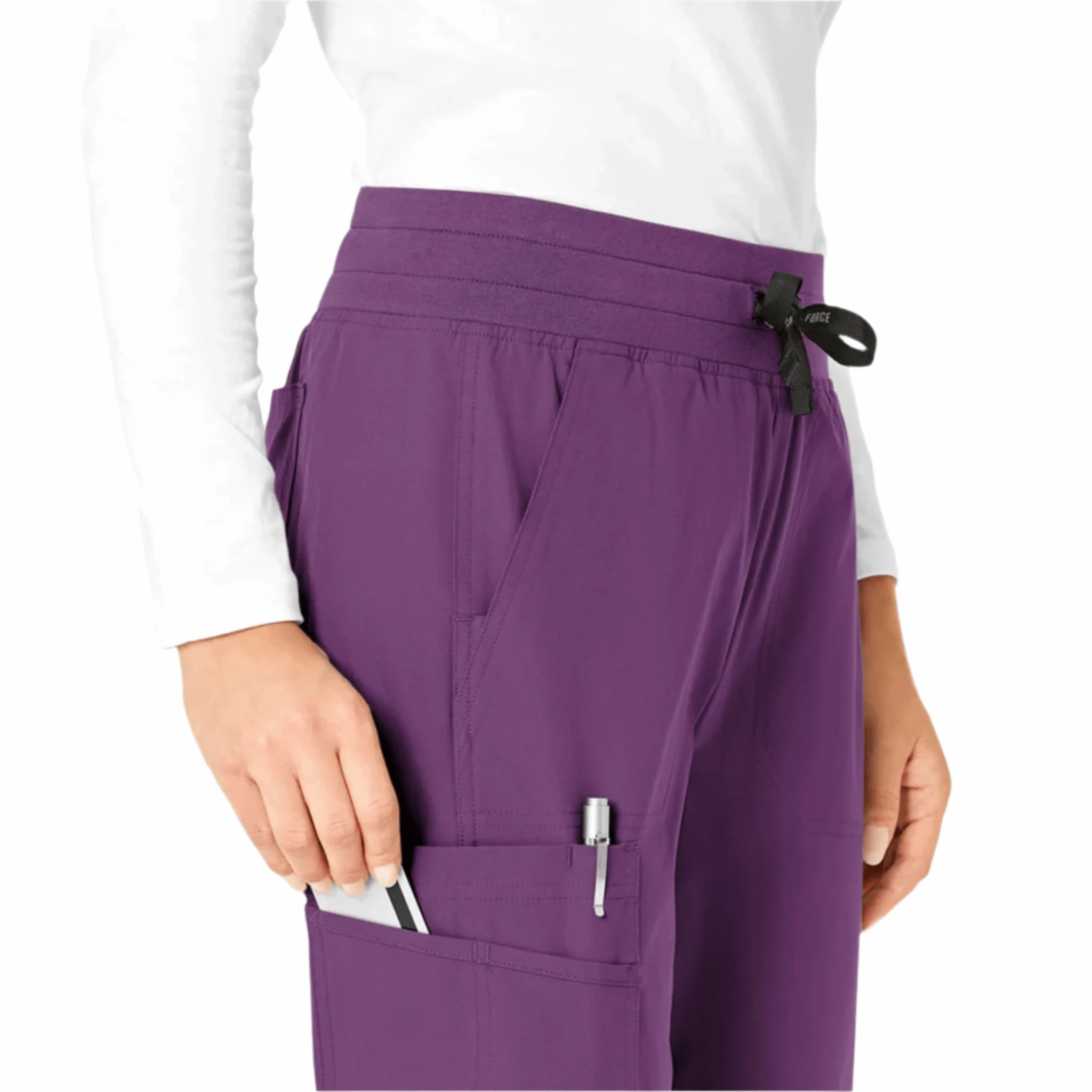 Carhartt Women's Force Essentials Jogger Scrub Pant - Eggplant Flex Wear