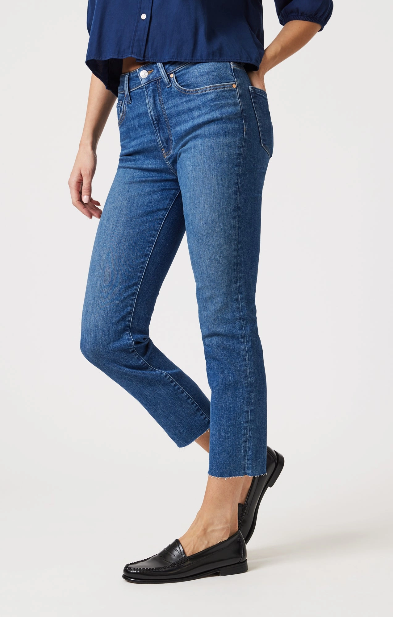 Music Event Picnic Style Reliable Basic VIOLA STRAIGHT LEG IN MID BRUSHED FLEX BLUE