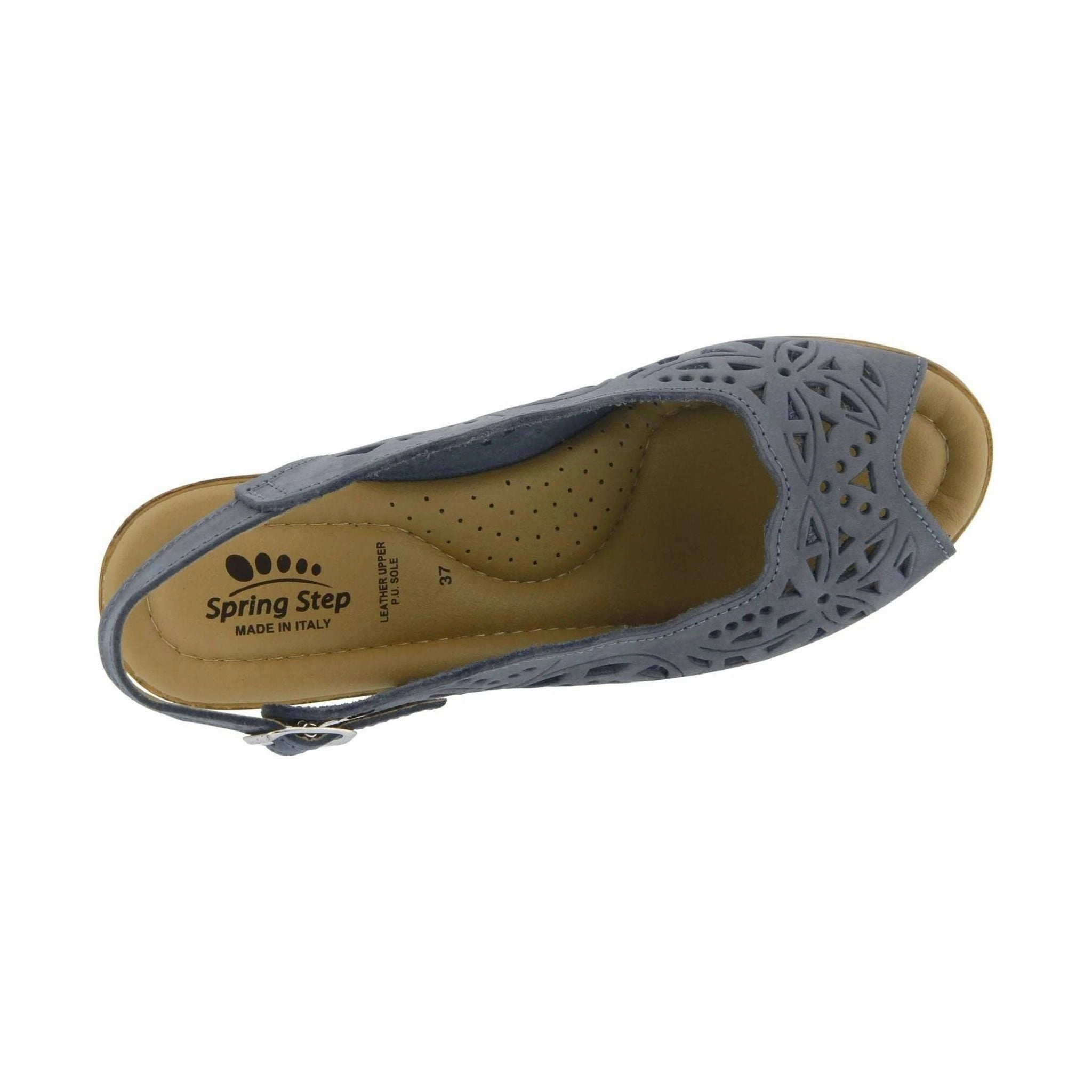 Spring Step Women's Orella Sandals - Blue Slim Profile pool