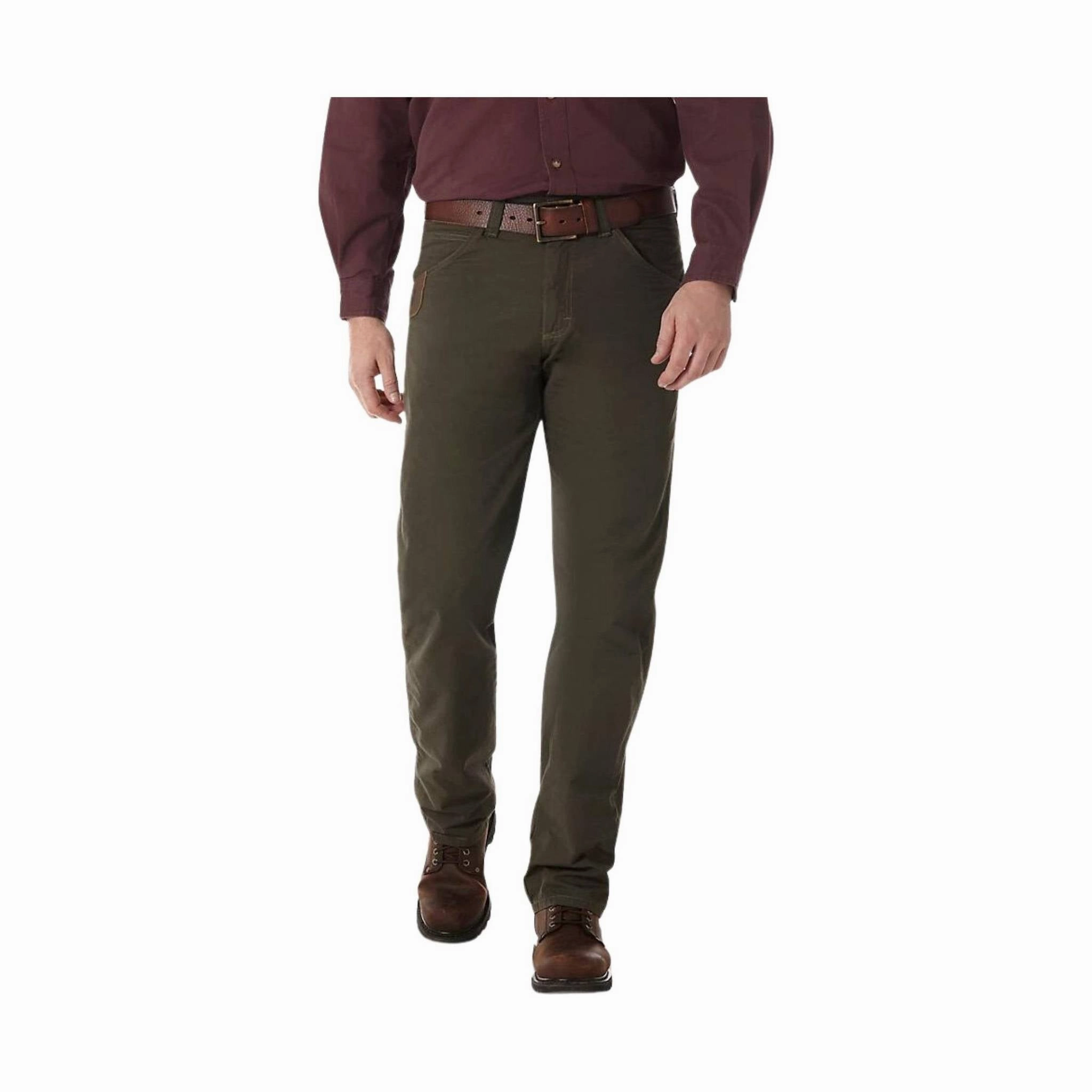Adjustable Drawcord Wrangler Men's Technician Pant - Loden