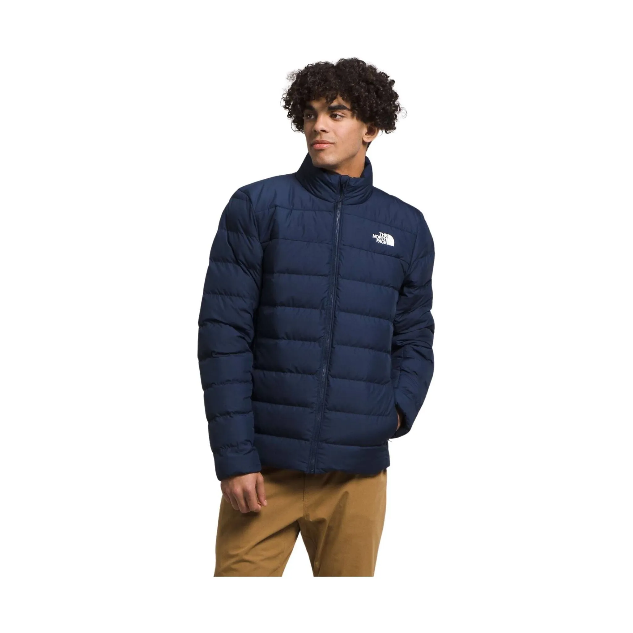The North Face Men's Aconcagua 3 Jacket - Summit Navy Articulated Ergonomic Fit