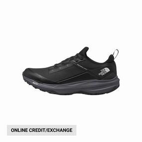 Abrasion Resistant Fabric Elastic Band The North Face Men's VECTIV Exploris 2 FUTURELIGHT Shoes - TNF Black/Vanadis Grey