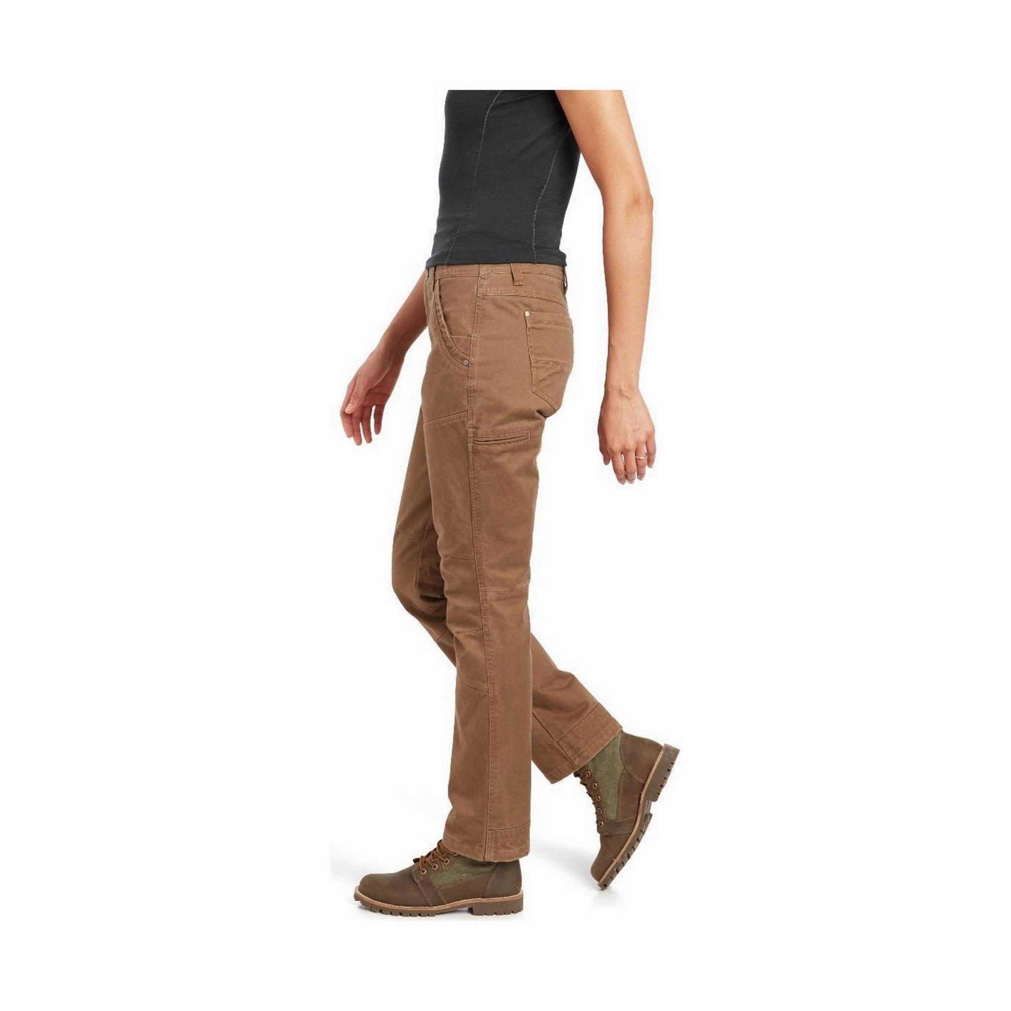 Kuhl Women's Rydr Pant - Dark Khaki Movement Support Slim Stretch Fit