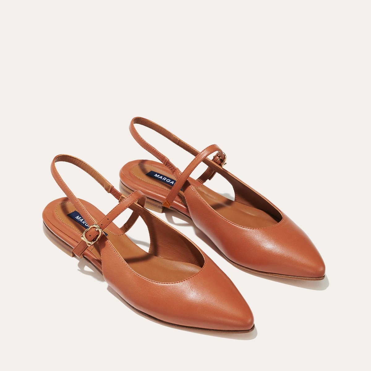 Jog Mode Versatile Shoes The Crosby Sling - Saddle Nappa