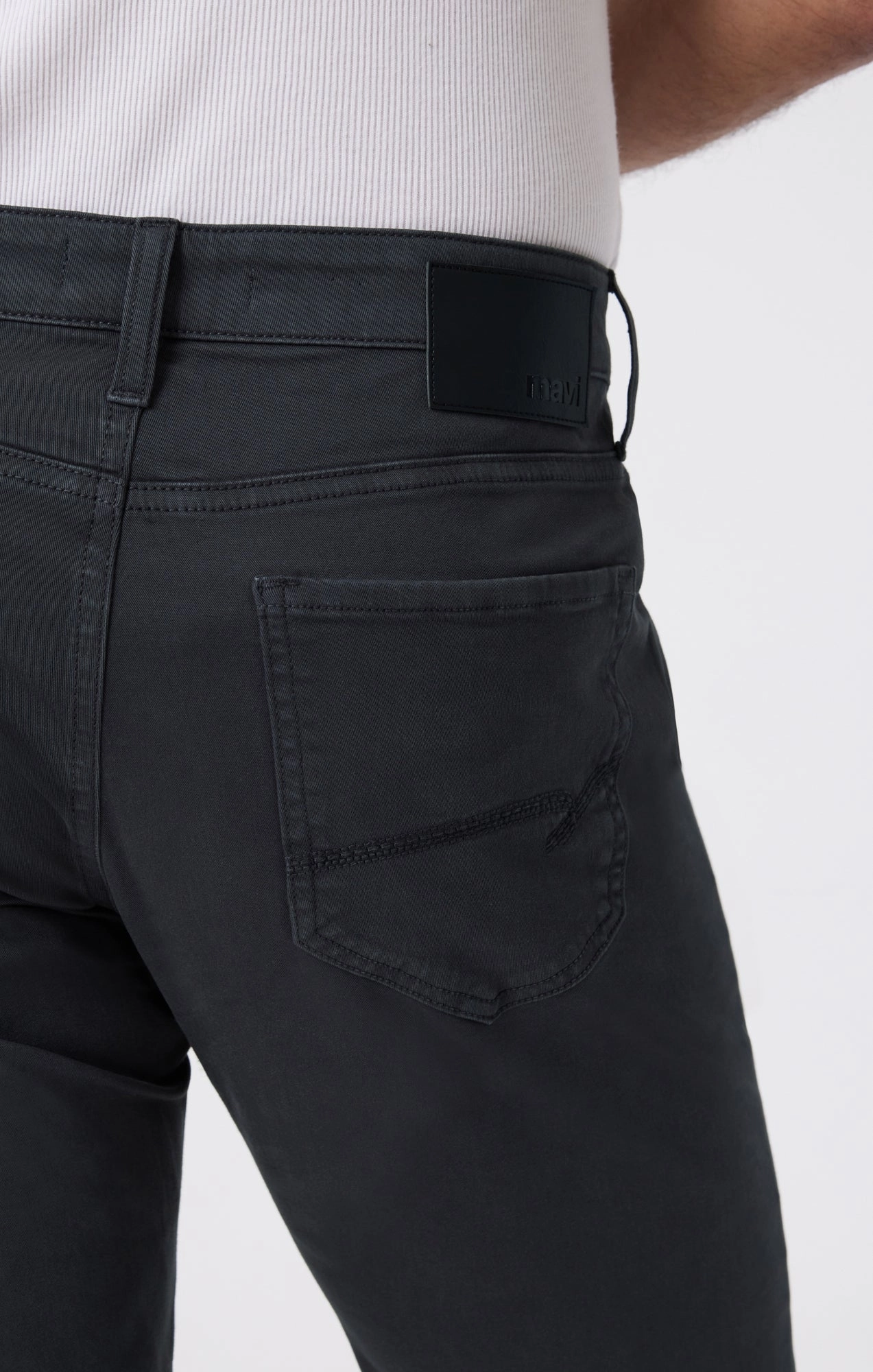 DurableConstruction Comfortable Fit Look MATT RELAXED STRAIGHT LEG IN ANTHRACITE CASUAL TWILL