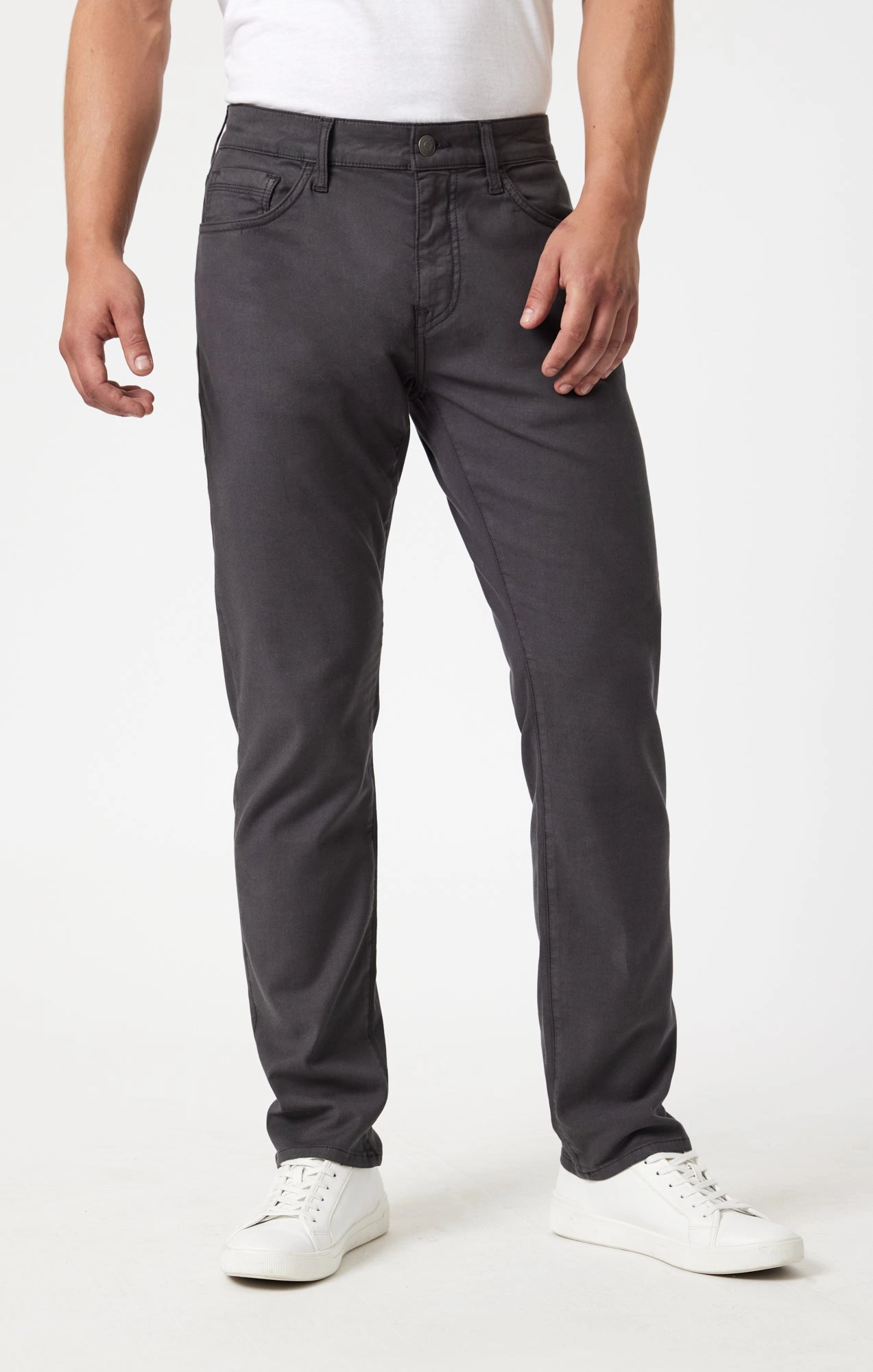 JAKE SLIM LEG IN ASH LUXE TWILL Commuter Fit MachineWashable