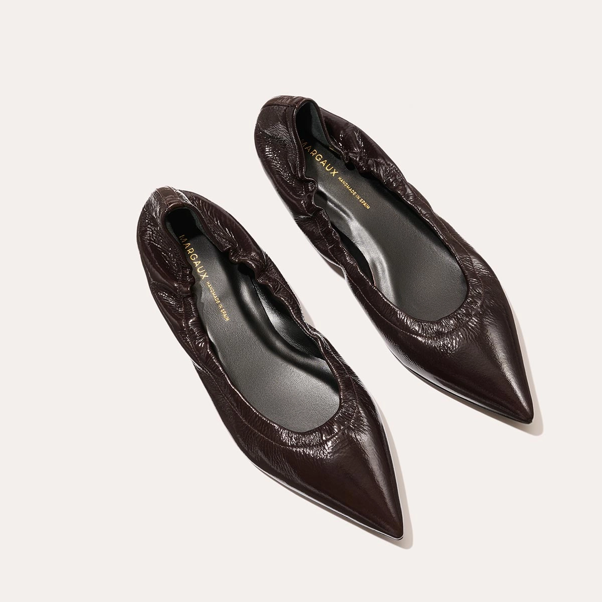 The Roma - Cocoa Crinkle Patent Soft Style Home Style