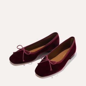 The Fonteyn - Burgundy Velvet Stone Glow