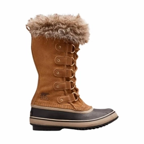 Sturdy Frame Sorel Women's Joan of Arctic Winter Boots- Camel Brown/Black