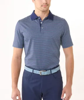 Signature 100% Mercerized Cotton Robson Stripe Polo Shirt Outdoor Look