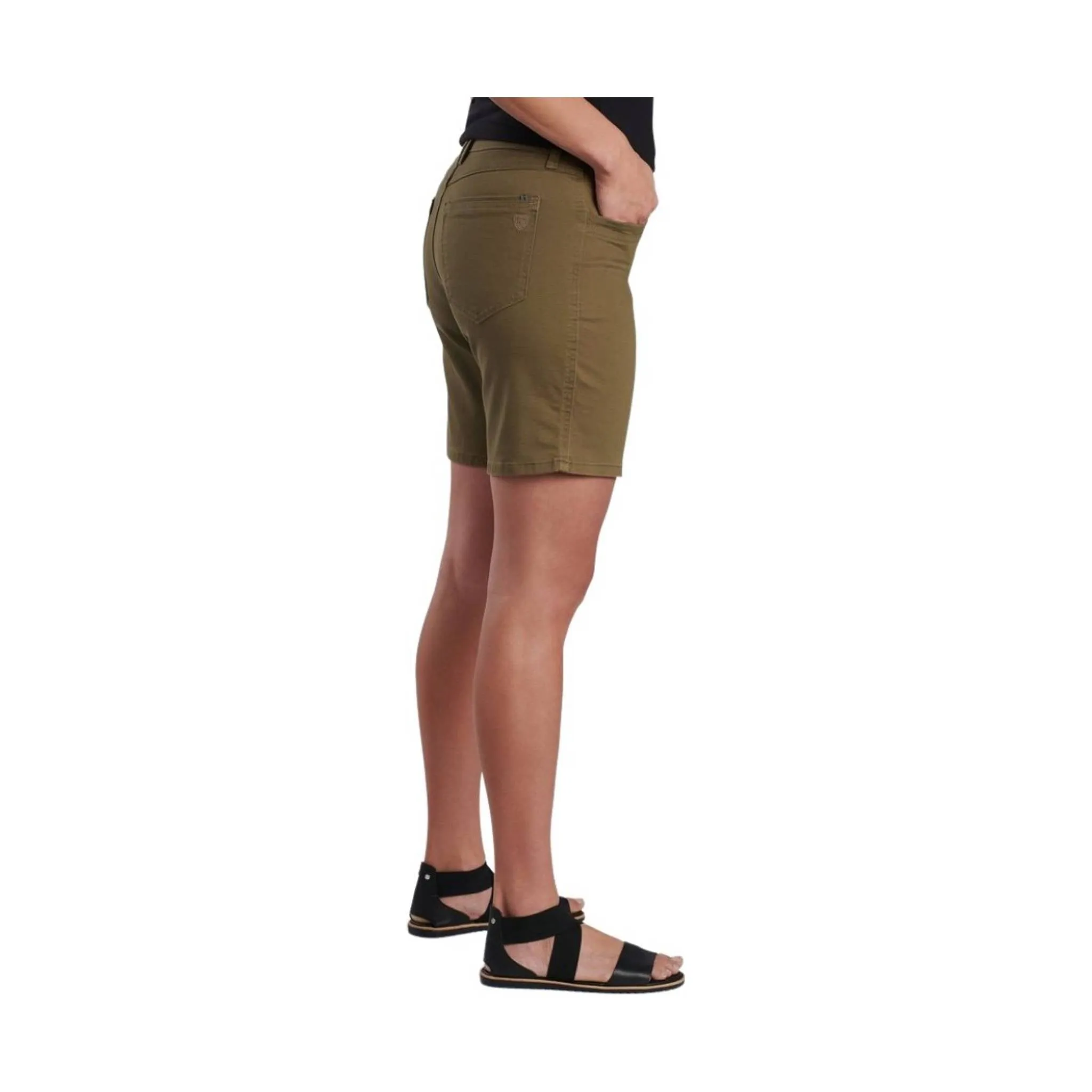 Kuhl Women's Kontour Short 8 - Olive Soft Fabric