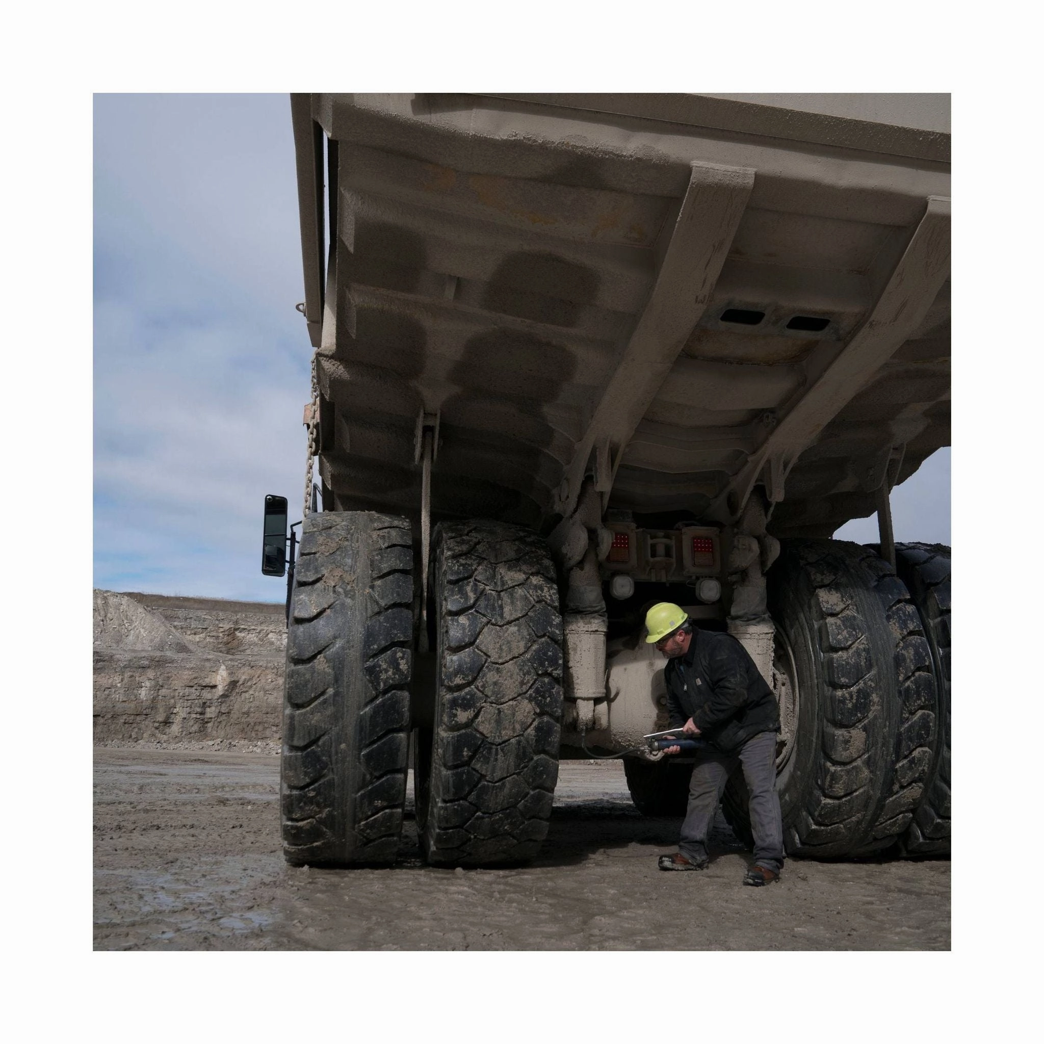 FlexibleKnees Carhartt Men's Rugged Flex Rigby Dungaree Knit Lined - Gravel