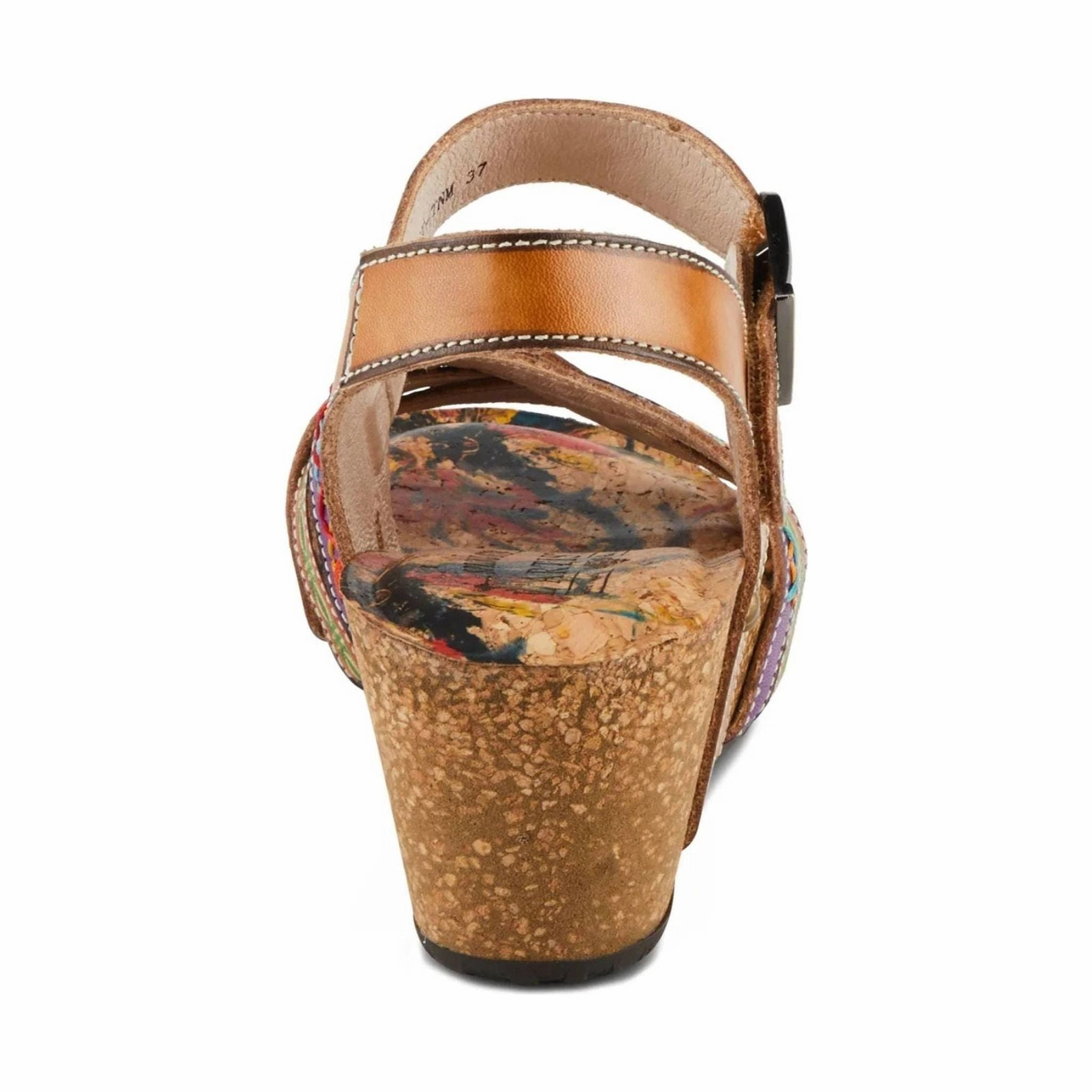Removable Footbed Sporty Footwear Spring Step Women's L'Artiste Bosquet Sandals - Tan Multi