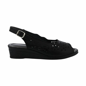 Travel Days Spring Step Women's Orella Sandals - Black