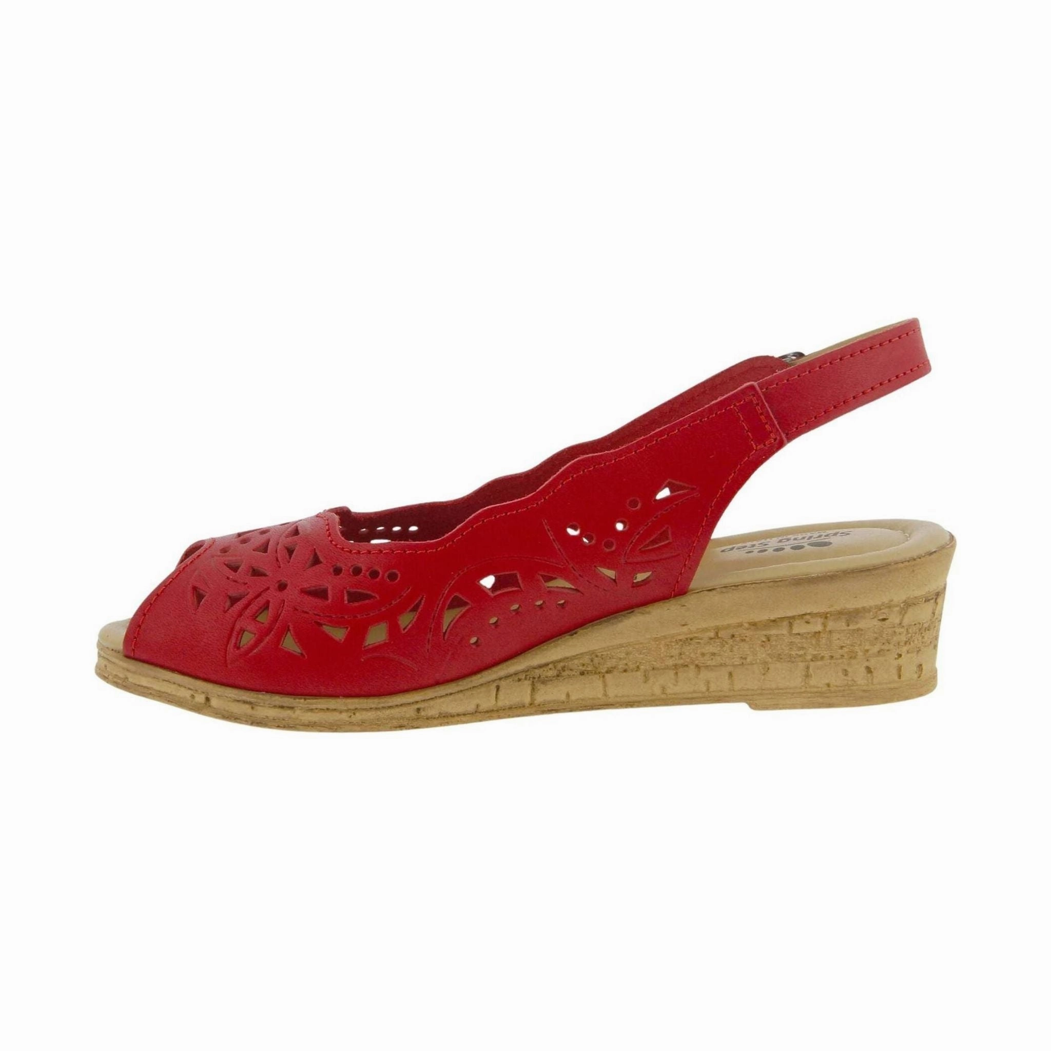 Heel Spring Step Women's Orella Sandals - Red