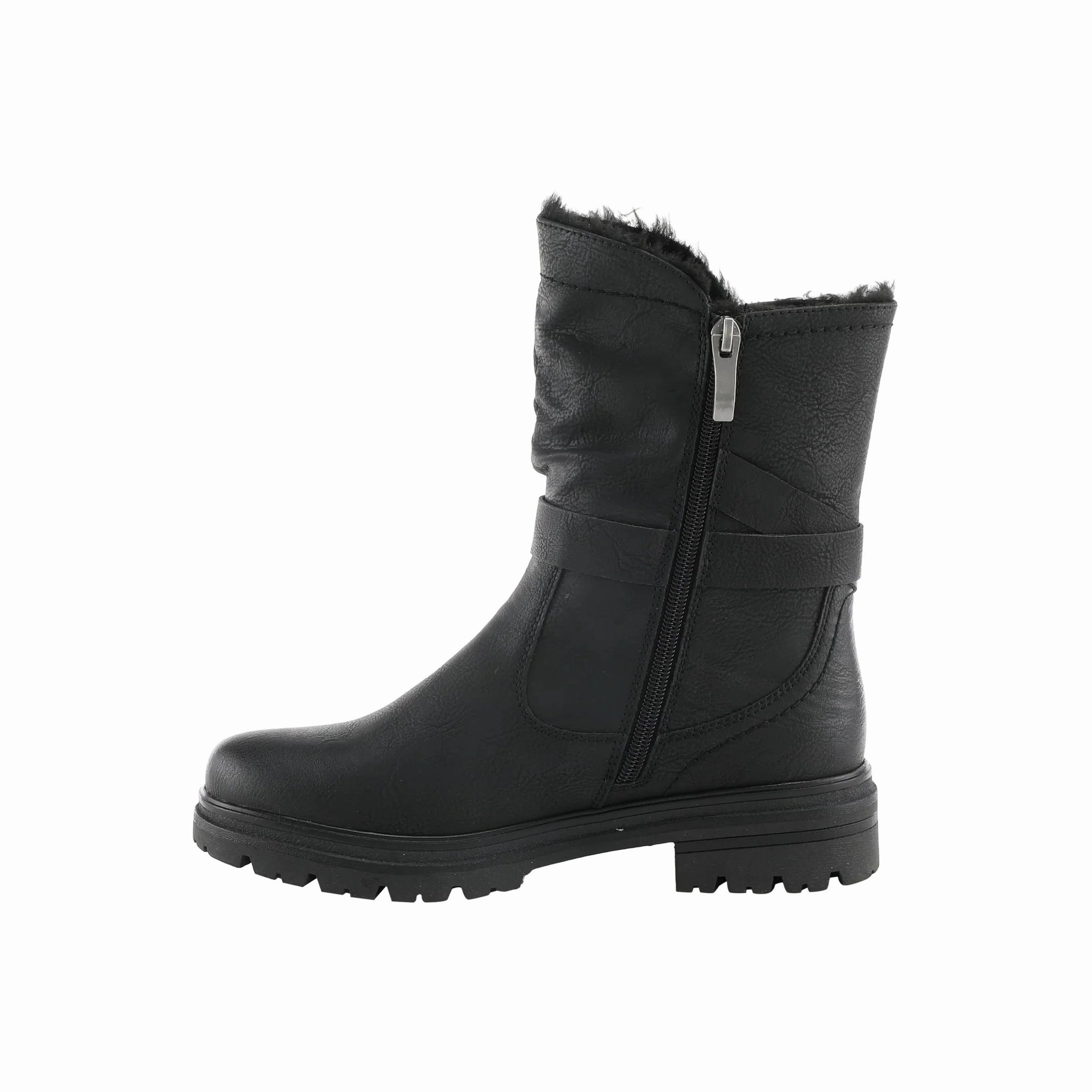 Spring Step Women's Relife Francala Winter Boots - Black Comfort Lining Trail Exploration