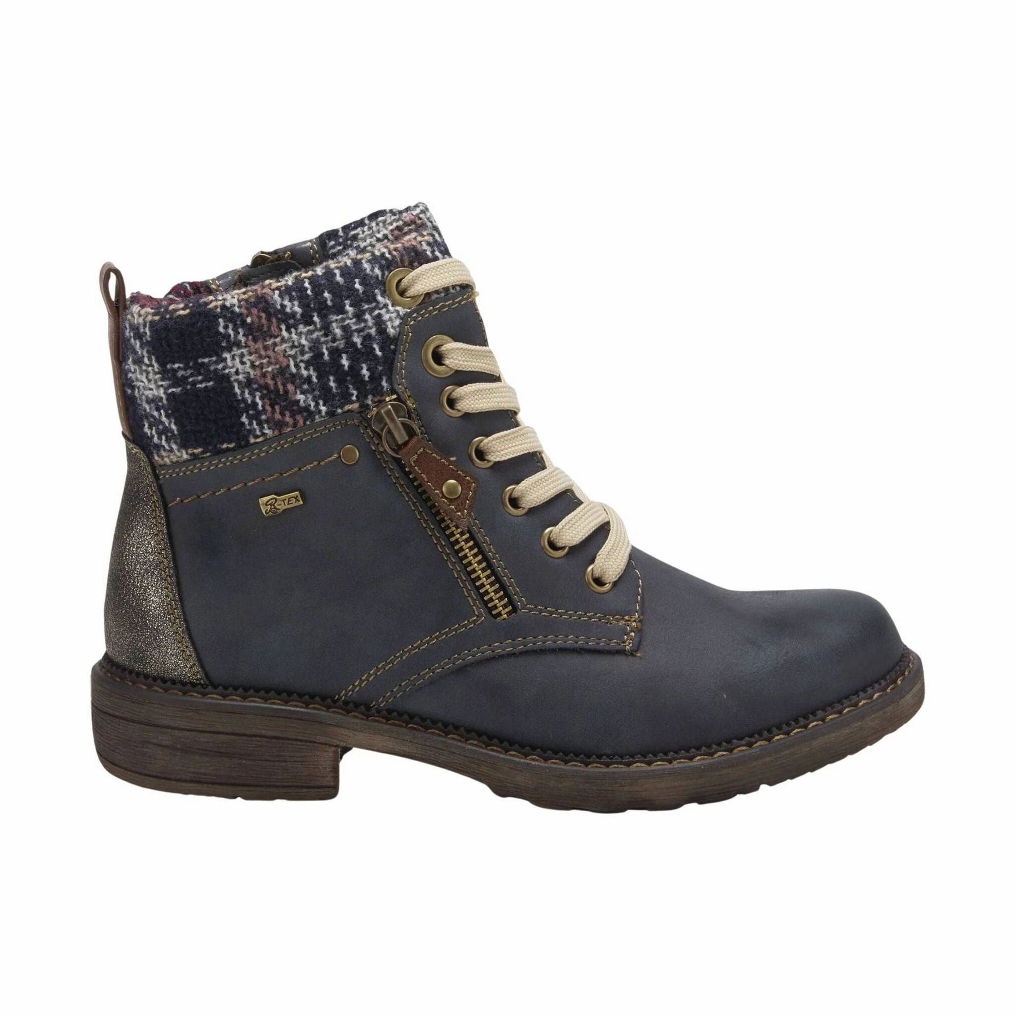 Spring Step Women's Relife Khazera Boots - Navy Mud Friendly Long Walks