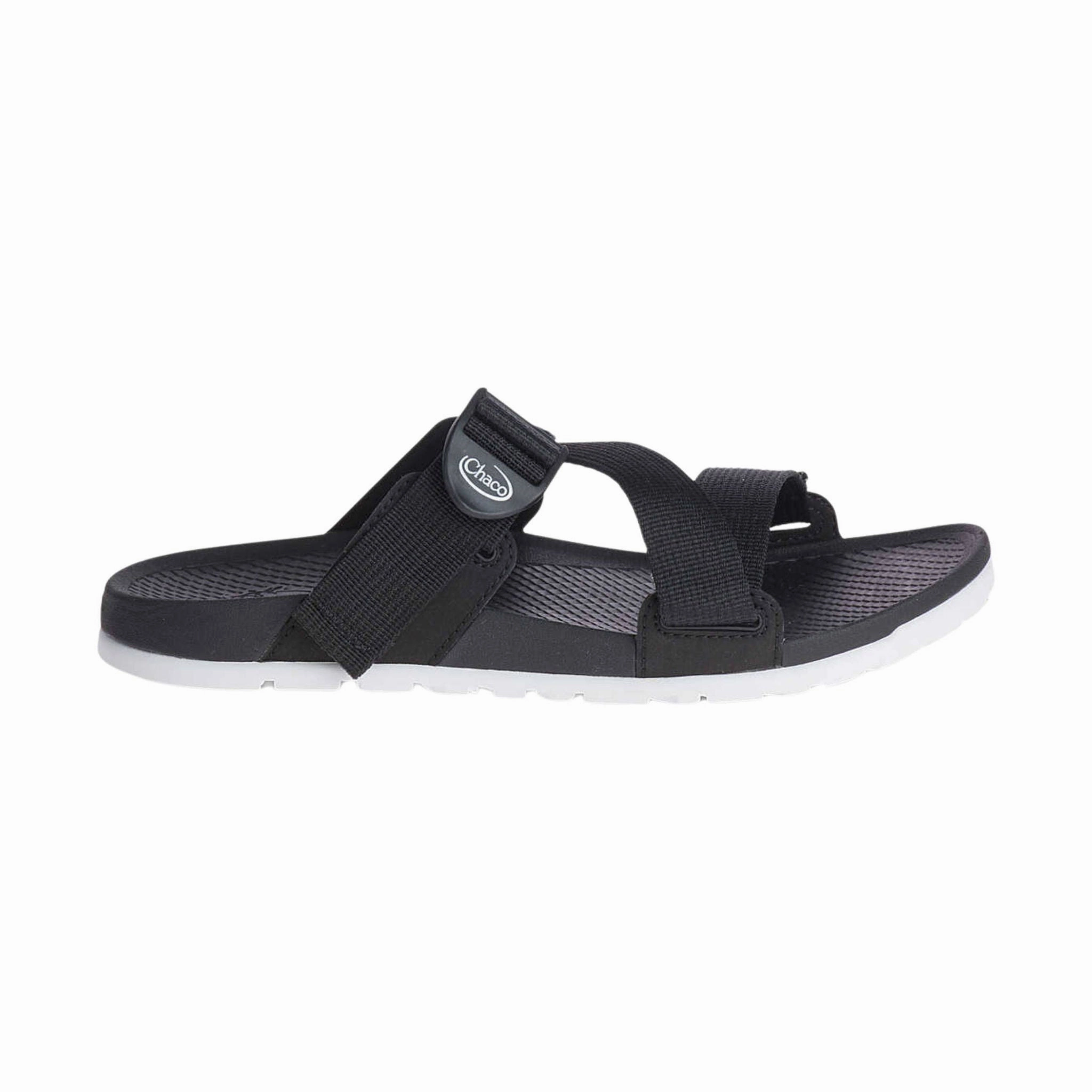 Chaco Women's Lowdown Slide - Black/White Hydrophobic Lining