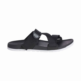 Chaco Women's Lowdown Slide - Black/White Walk Control