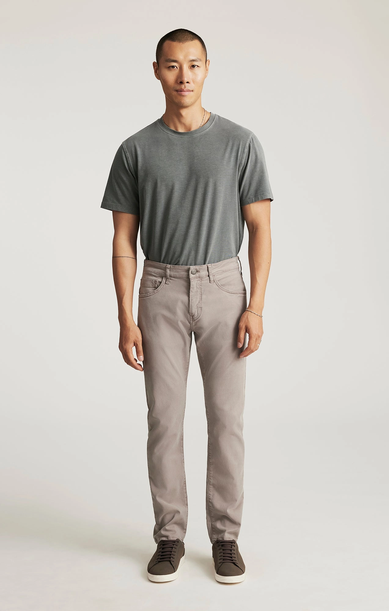 StretchMaterial JAKE SLIM LEG IN PORCELAIN LUXE TWILL