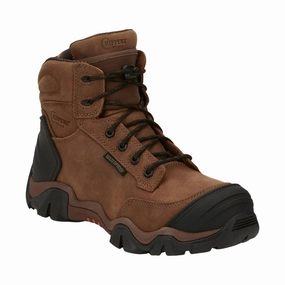 Chippewa Women's Cross Terrain 6in Composite Toe Waterproof - Brown Wind Resistant Moisture   Wicking