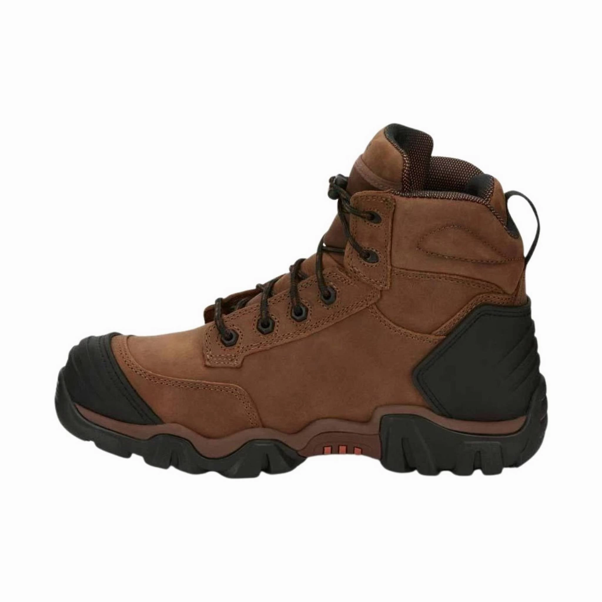 Rugged Built Rural Traveler Comfortable Stretch Chippewa Women's Cross Terrain 6in Composite Toe Waterproof - Brown