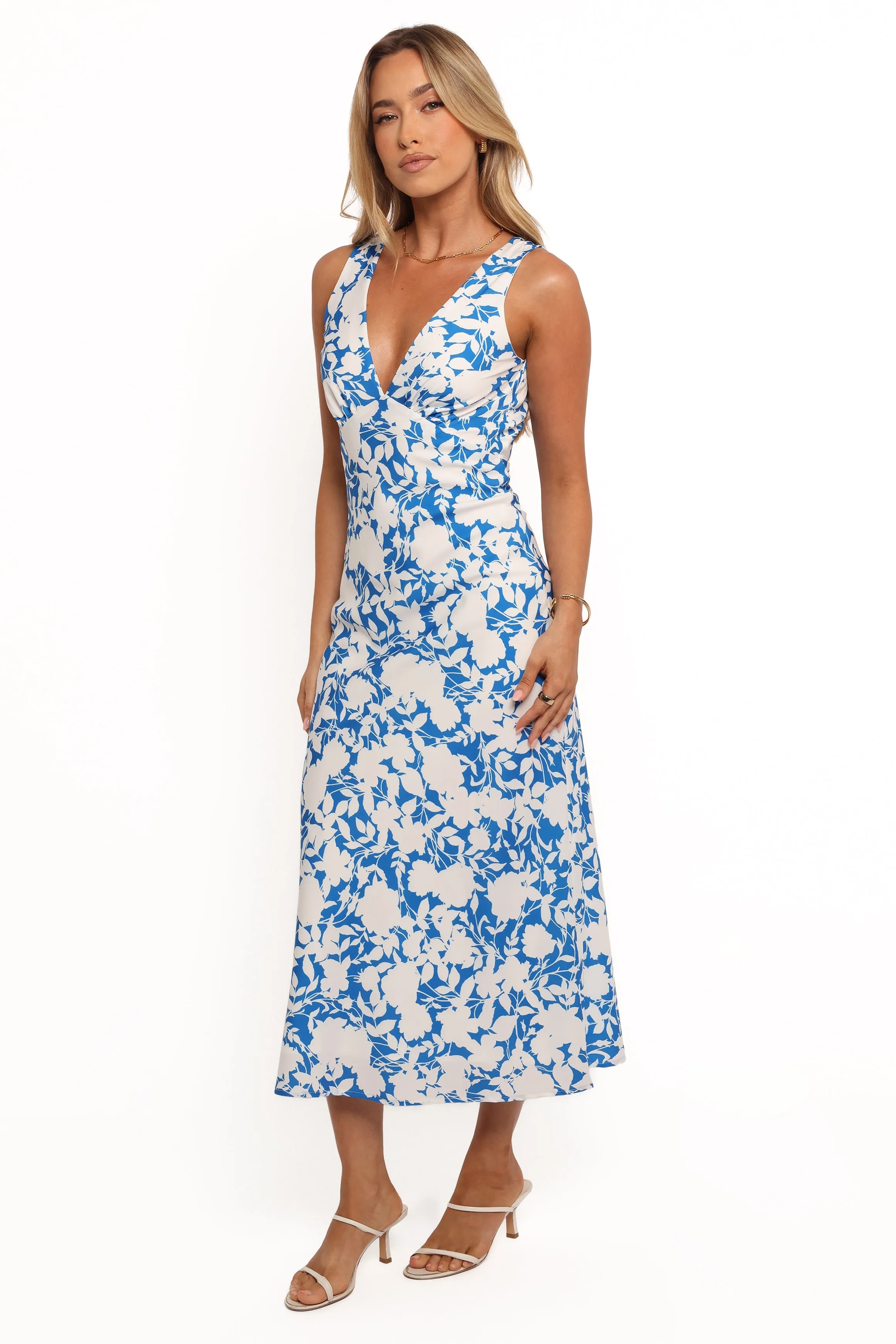 Caia Maxi Dress - Blue Floral Everyday Movement