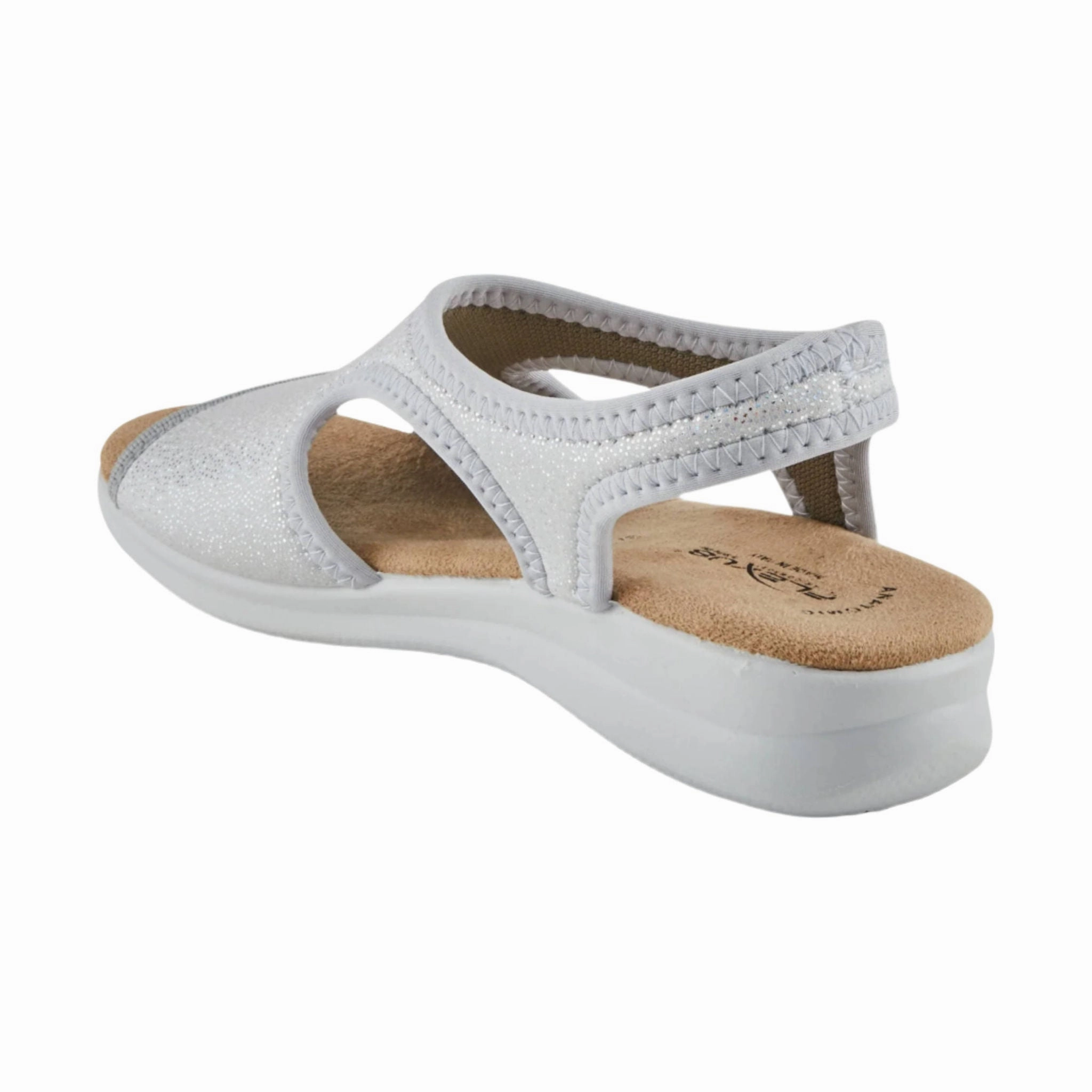 Woven Flexus Women's Nyaman Pindott Sandal - Silver
