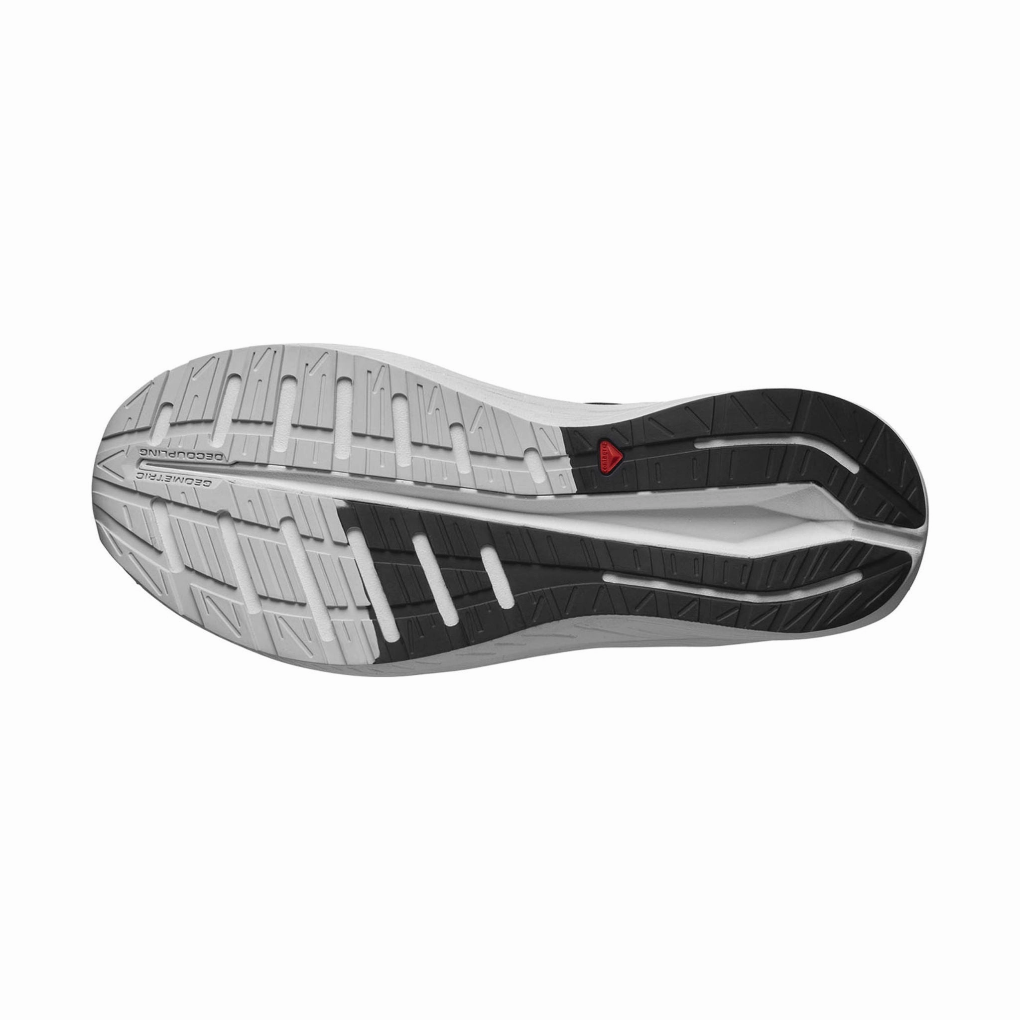 Salomon Men's Aero Blaze Running Shoes - Black/White/Lunar Rock Training Pulse Zip Design