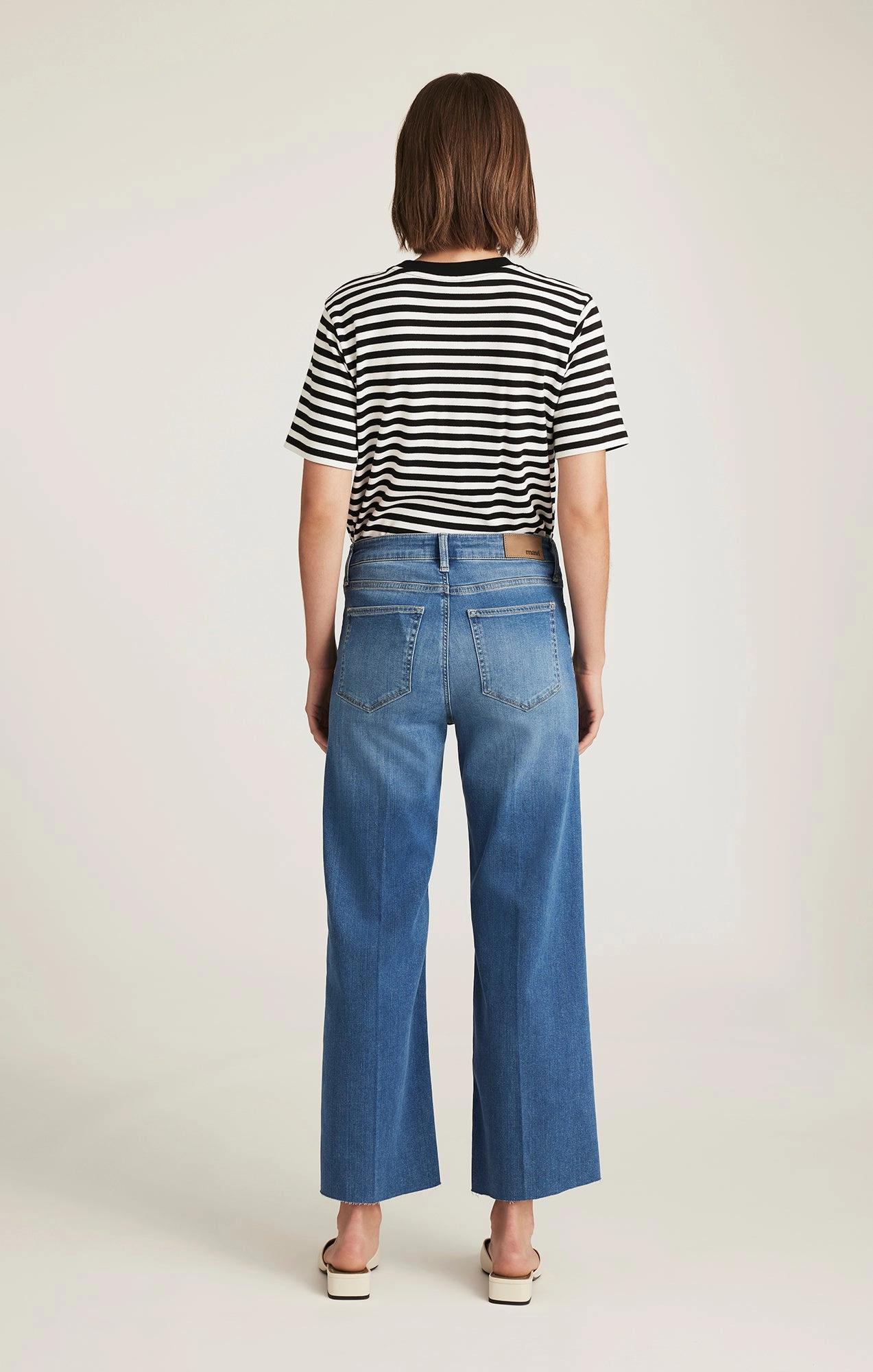 PALOMA WIDE LEG IN LIGHT BRUSHED FEATHER LUXE Versatile Waist Design Ready Choice