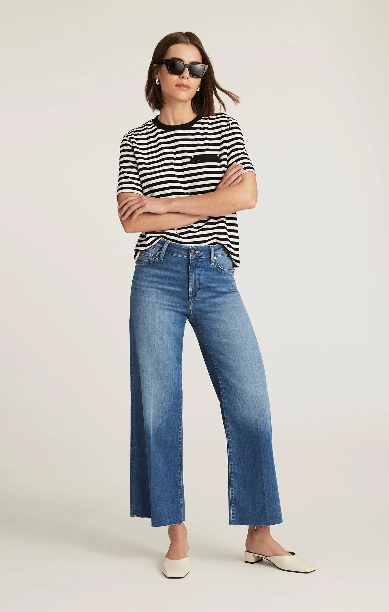 PALOMA WIDE LEG IN LIGHT BRUSHED FEATHER LUXE Classic Item