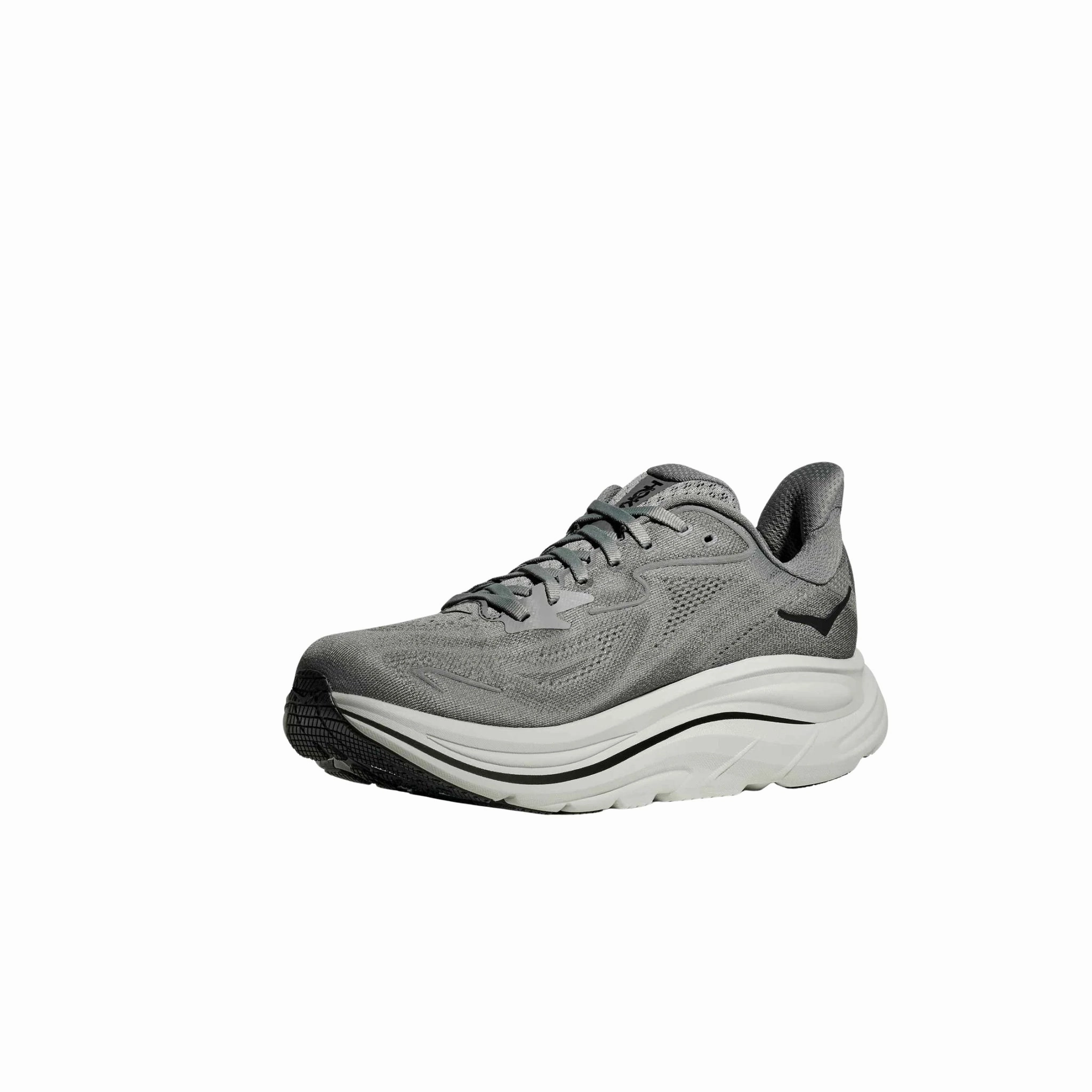 Weekend Plans Impact Resistant Shell HOKA Men's Clifton 10 Running Shoes - Galactic Grey / Asteroid