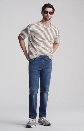 STEVE ATHLETIC FIT IN DEEP BRUSHED WILLIAMSBURG Fray Resistant Hem Bold Look Professional Wear