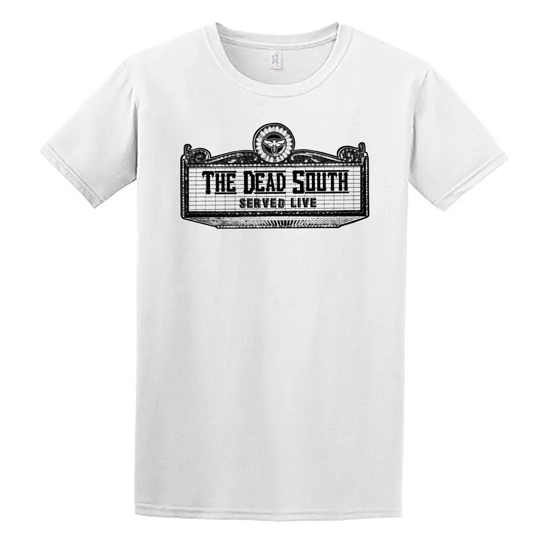 Served Live T-Shirt - White Tagless Design