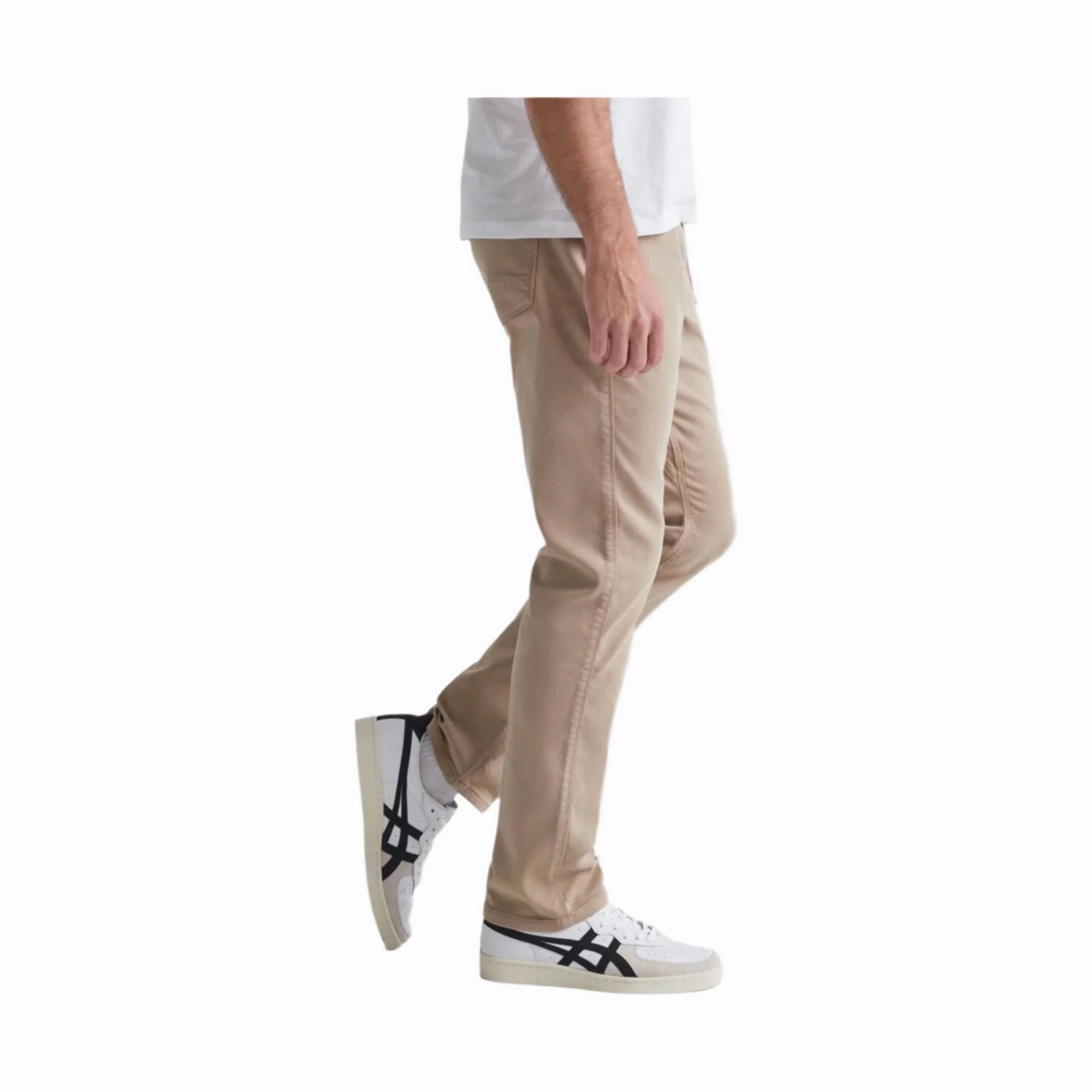 Duer Men's No Sweat Relaxed Taper Pant - Desert Khaki Chill Style