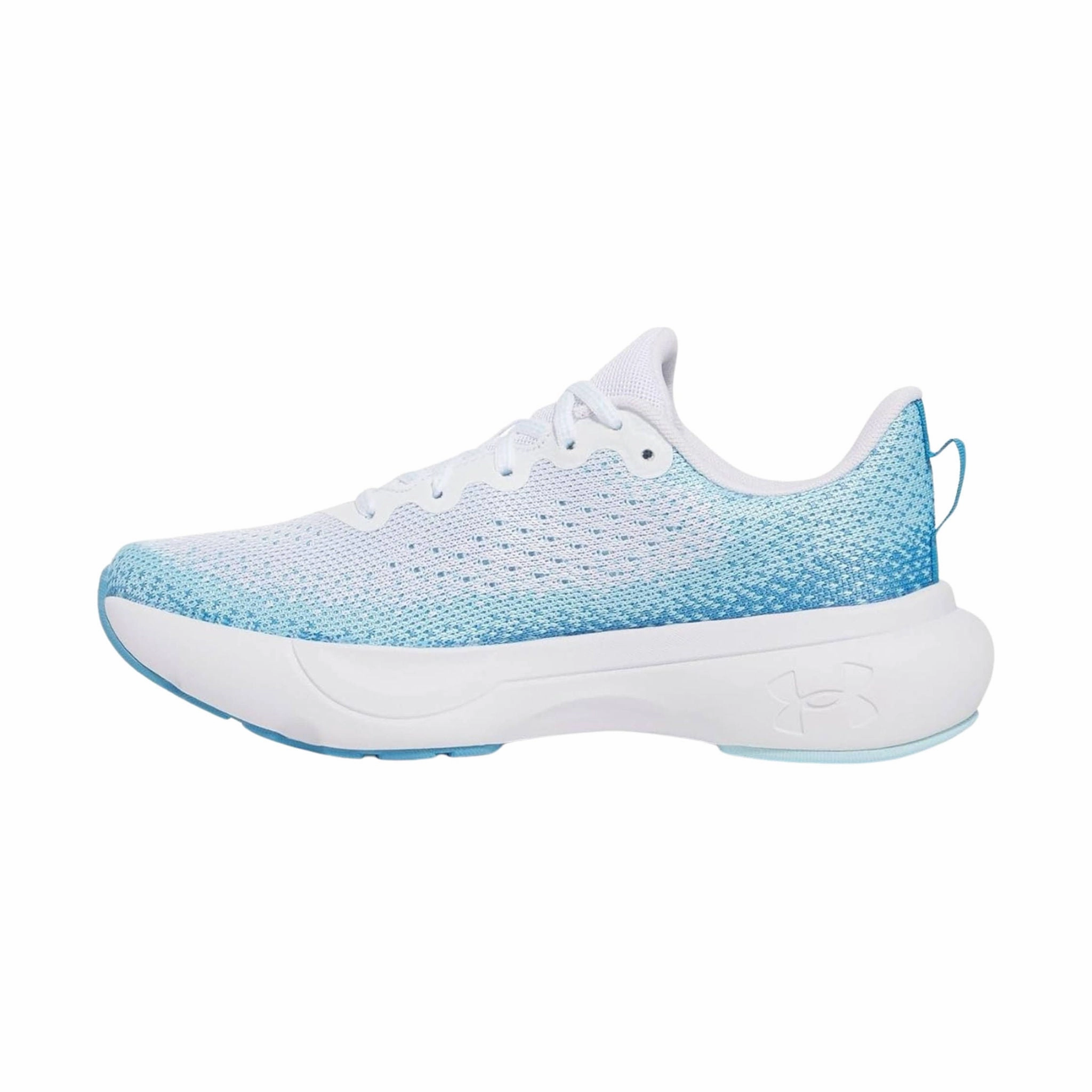 Under Armour Women's Infinite Running Shoes - White/Ether Blue/White Smart Style Odor Resistant Insole