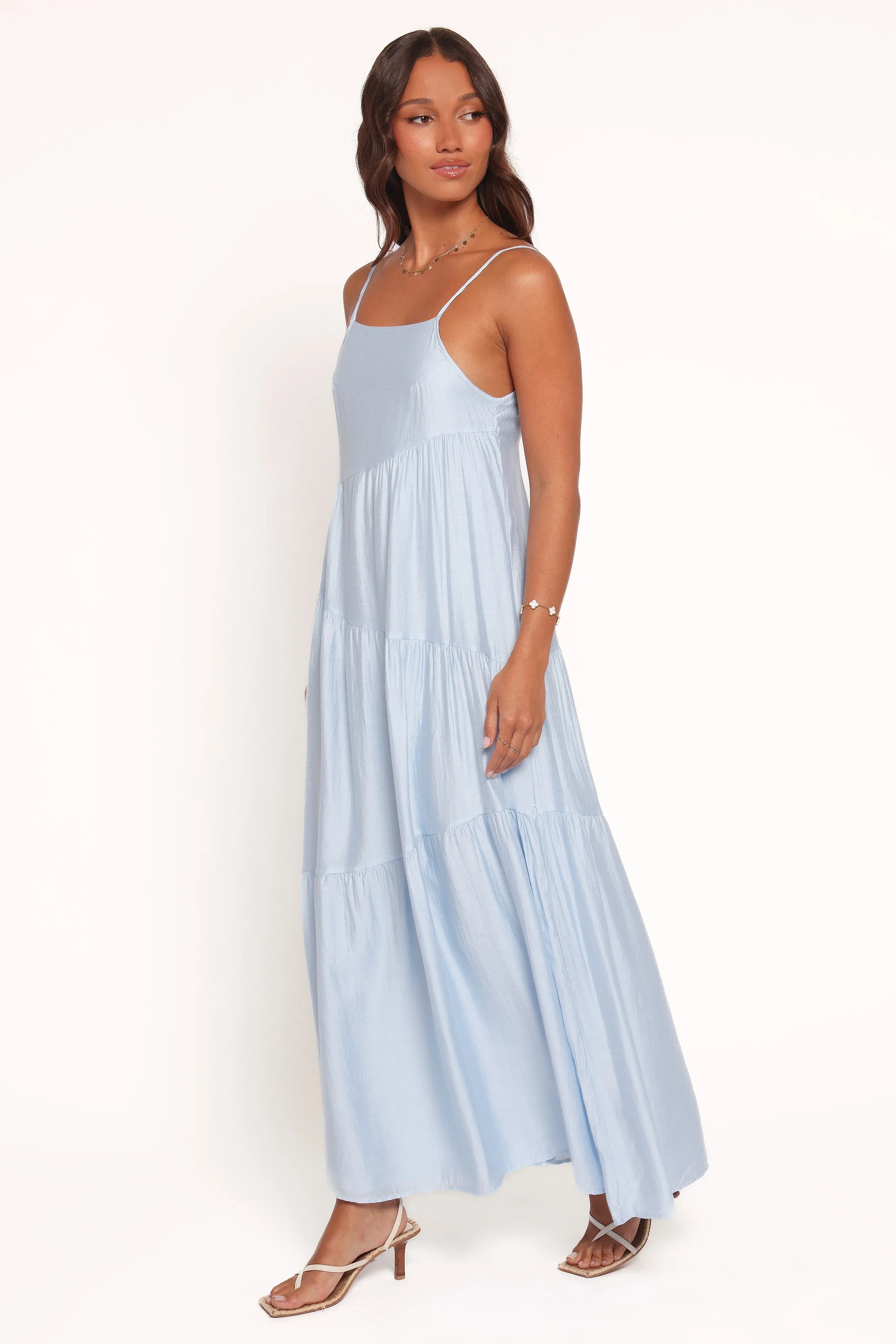 Light Comfort Chill Mode Bennie Midi Dress - Pale Blue