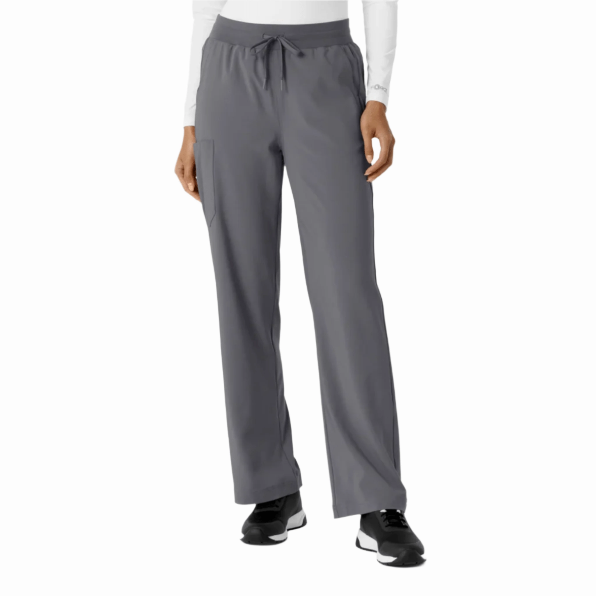 Carhartt Women's Force Cross Flex Boot Cut Scrub Pant - Pewter FourWayStretch
