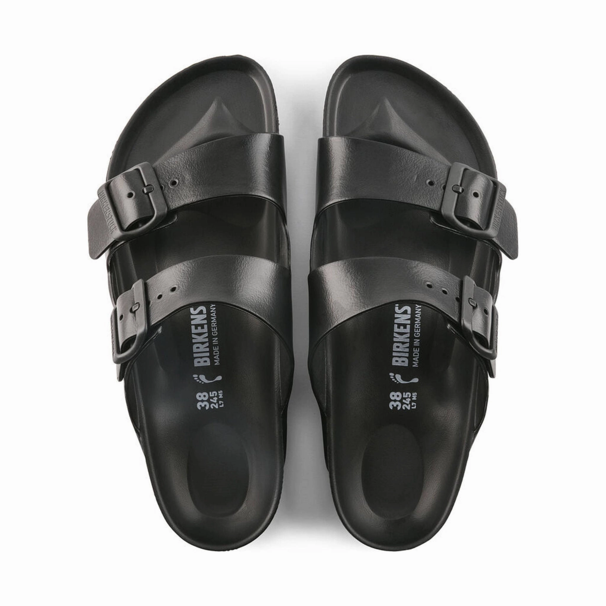Birkenstock Arizona Essentials EVA Sandal - Black Adjustable band