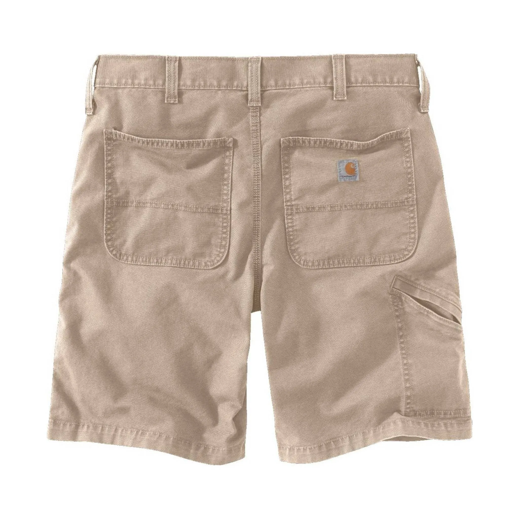 service industry Comfy Waistband Carhartt Men's Rugged Flex Rigby Short 10 Inch - Tan