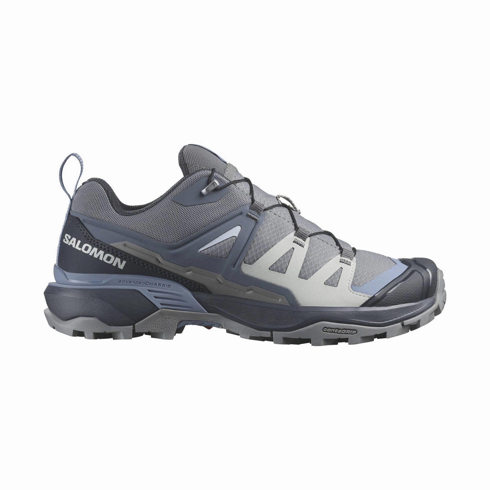 Shock absorption system Salomon Women's X Ultra 360 Hiking Shoes - Sharkskin/Grisaille/Stonewash